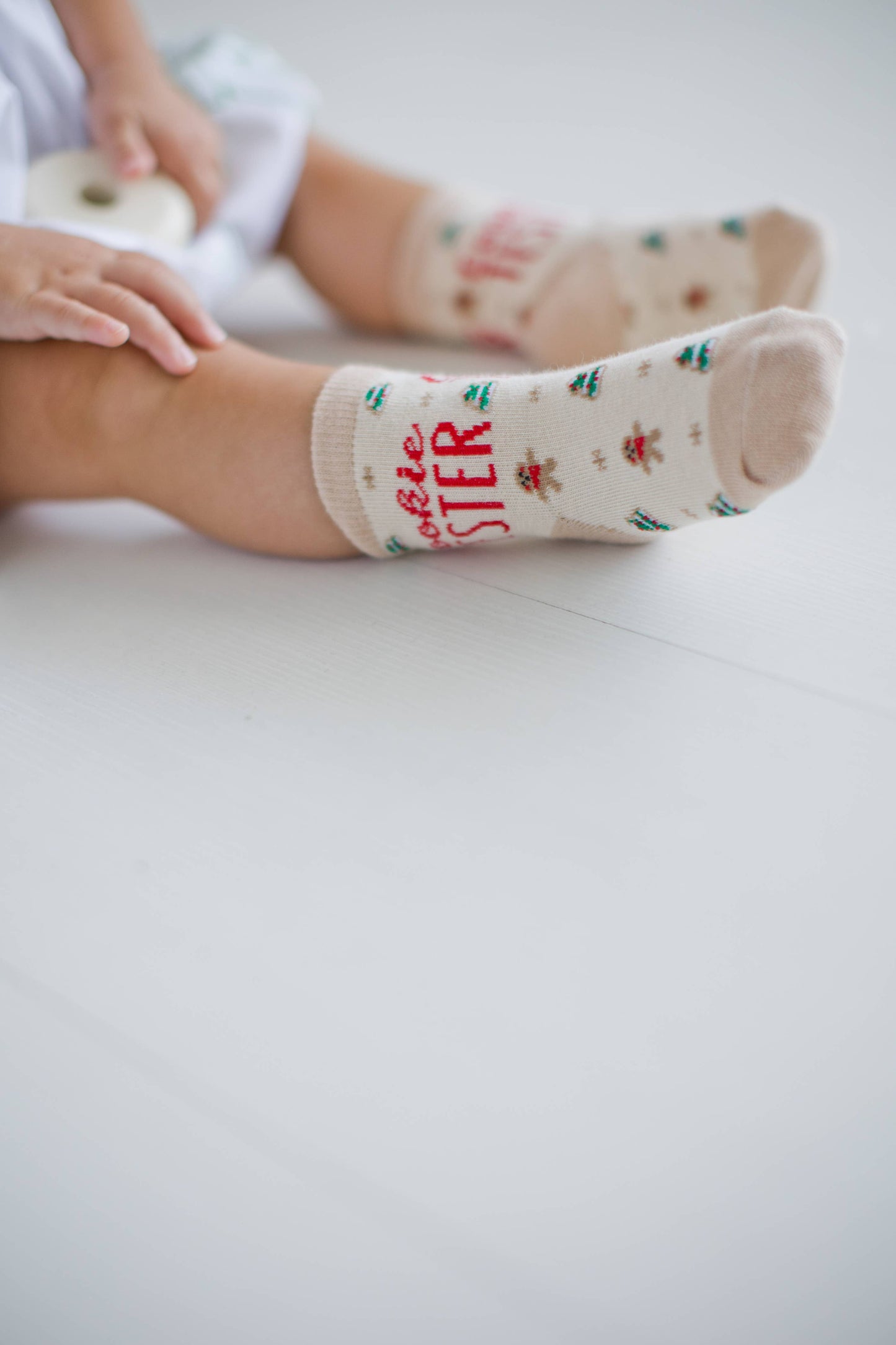 Cookie Baker & Tester Sock Set – Matching Holiday Socks for Parent & Toddler