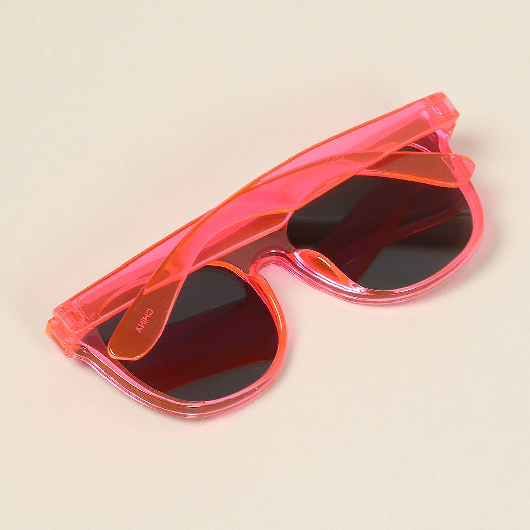 Kids Square Frame Sunglasses – Colorful UV400 Protection for Boys & Girls