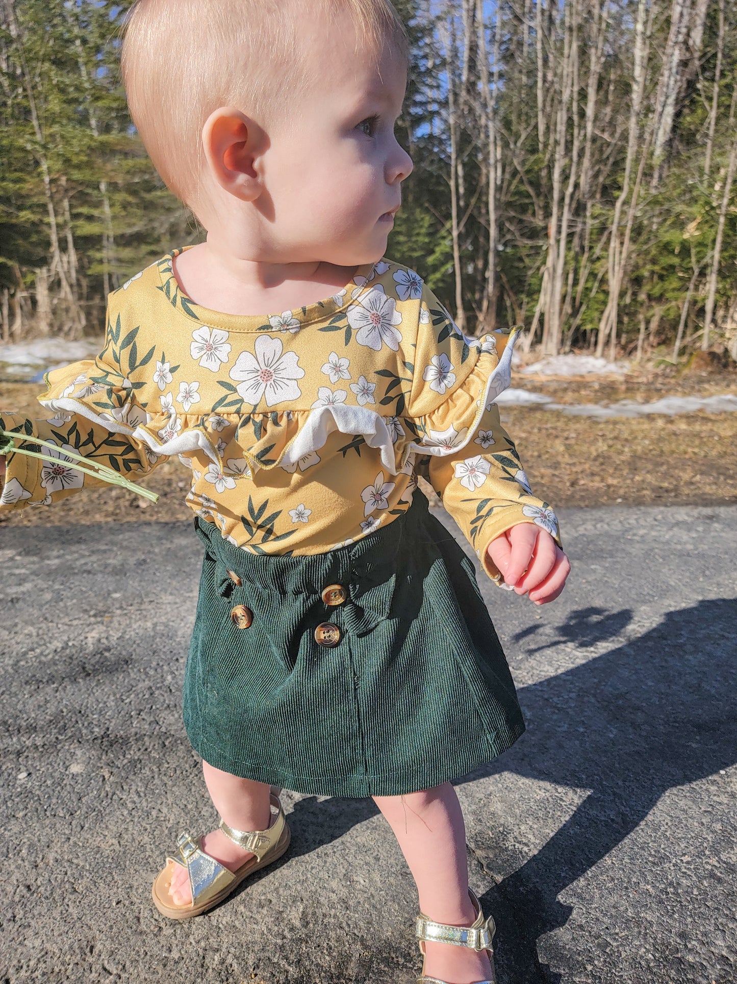 Amelia Floral Skirt Set