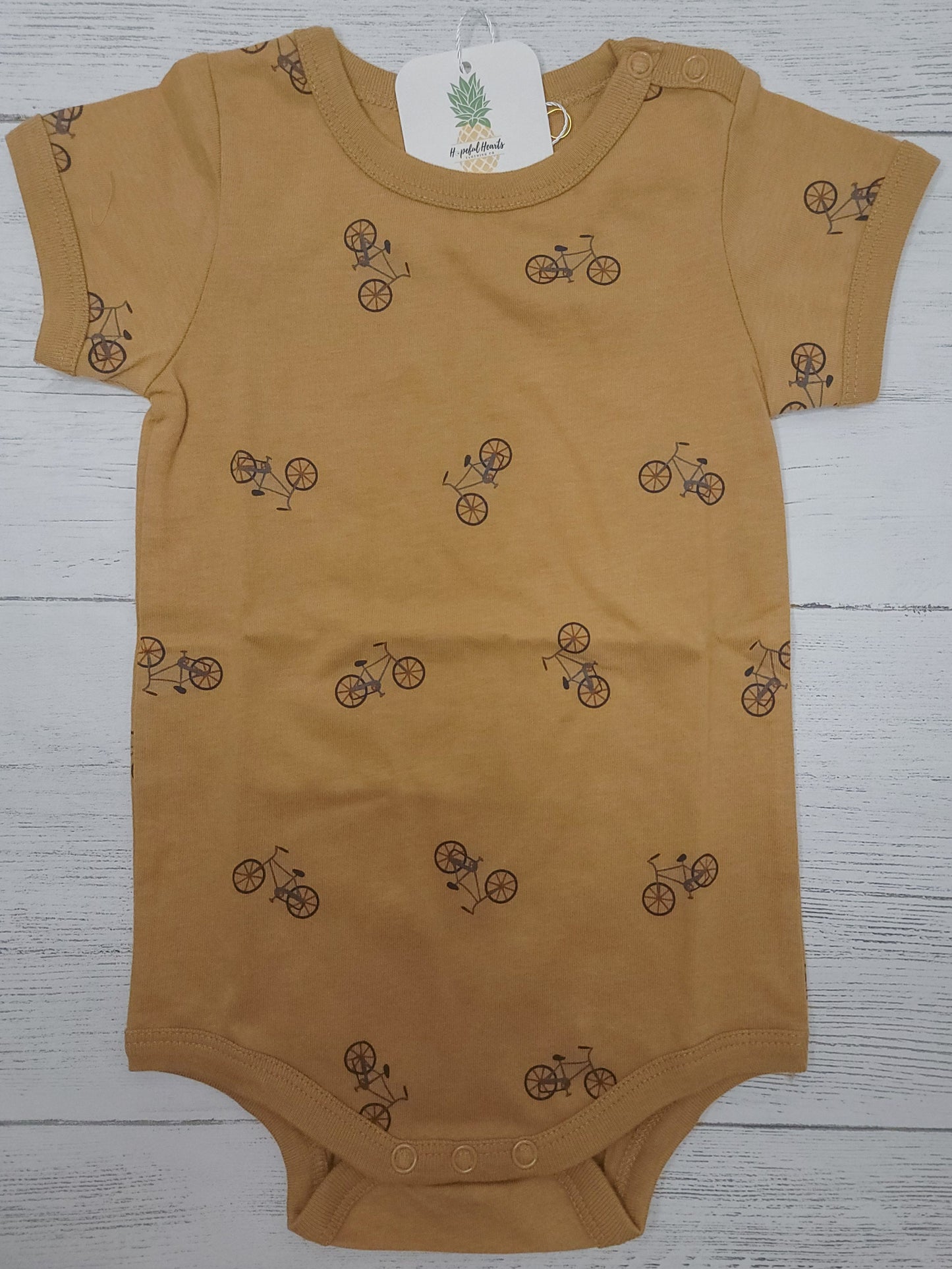 Short Sleeve Bodysuit- Bikes