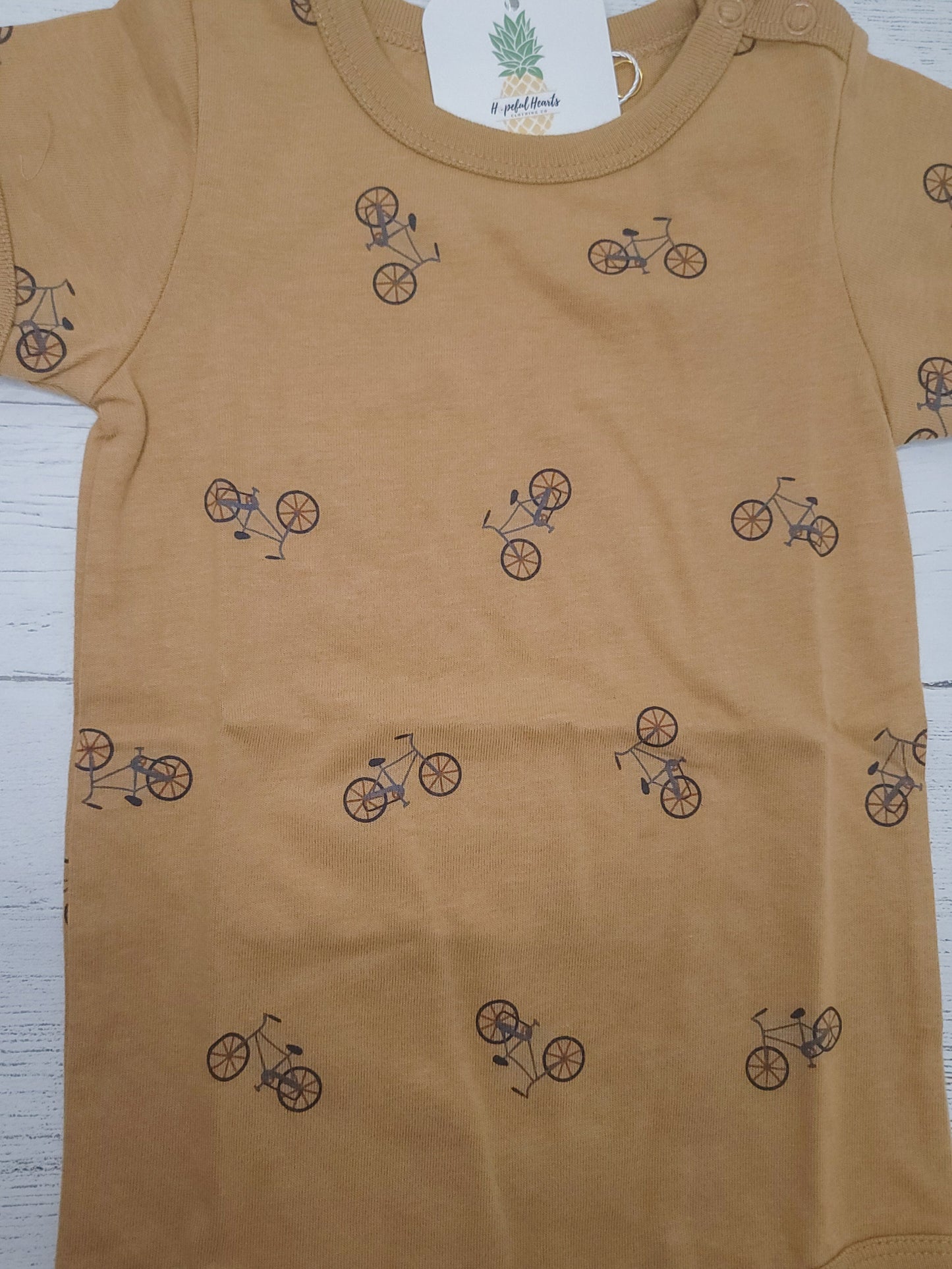 Short Sleeve Bodysuit- Bikes