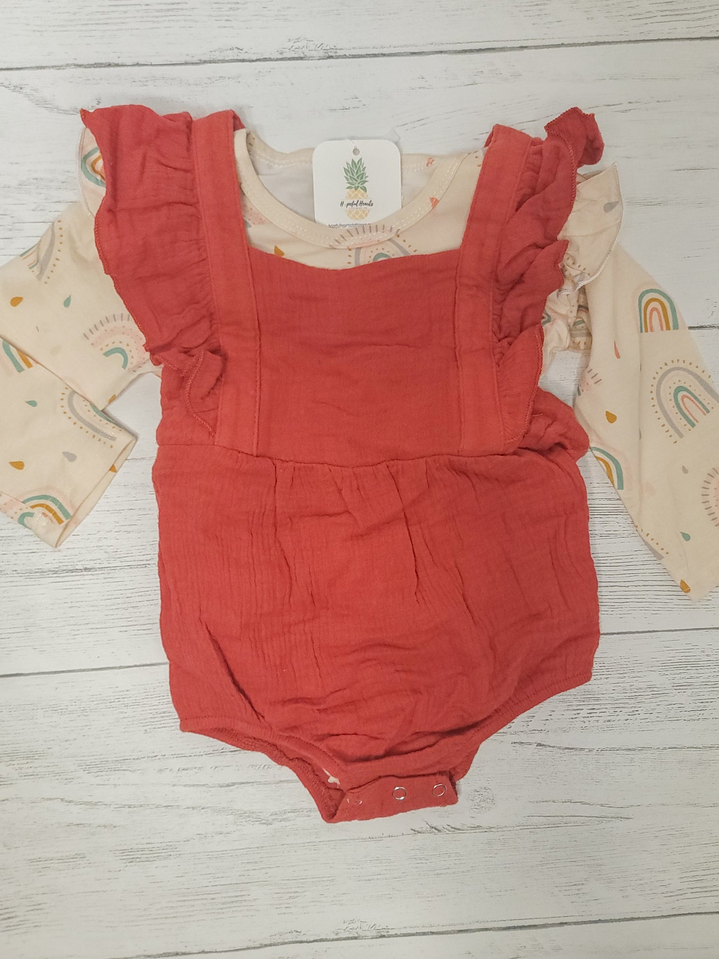 Rainbow Bamboo Baby Onesie – Soft & Breathable Infant Bodysuit