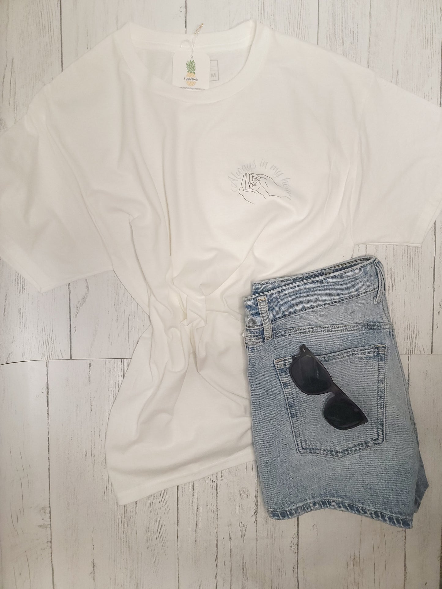 Always in My Heart Tee – Infant Loss & Pregnancy Remembrance Shirt
