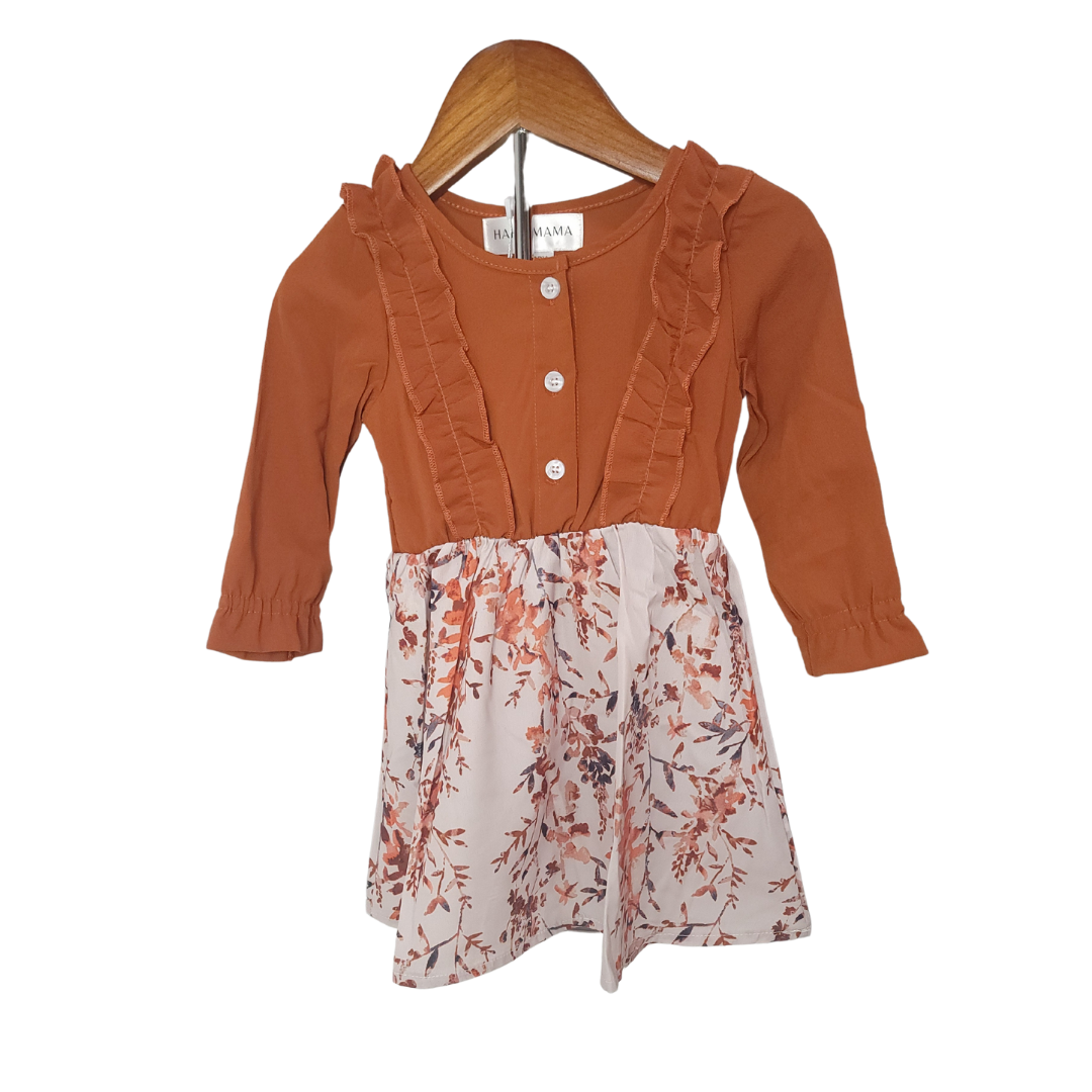 irls Autumn Dress – Cozy Fall Outfit for Infant & Toddler