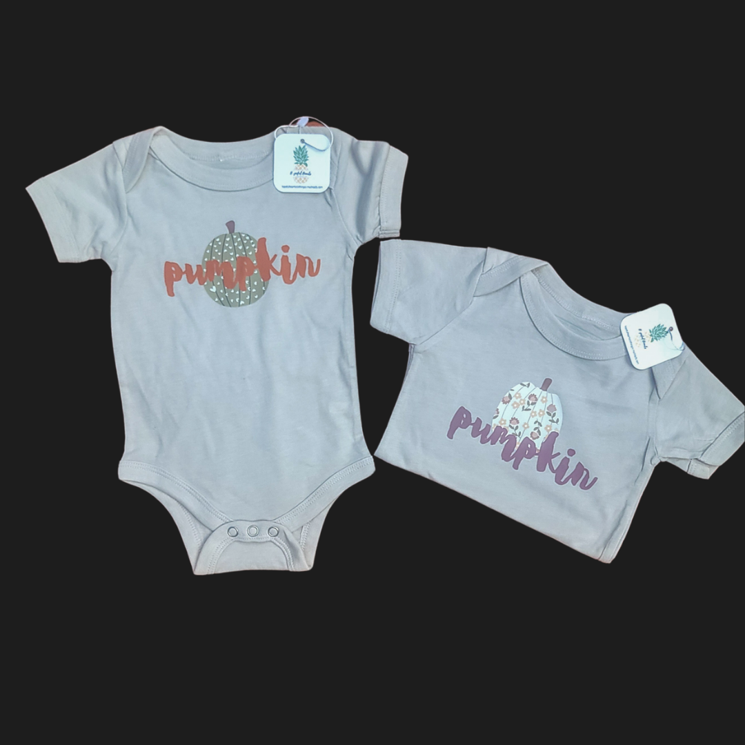 Pumpkin Onesie – Festive Fall Baby Outfit (2 Color Options)