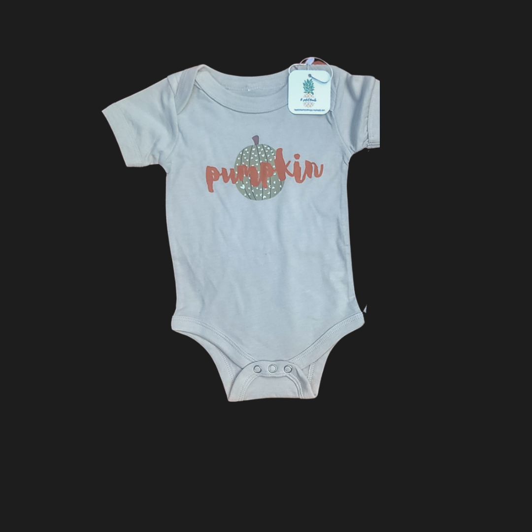 Pumpkin Onesie – Festive Fall Baby Outfit (2 Color Options)