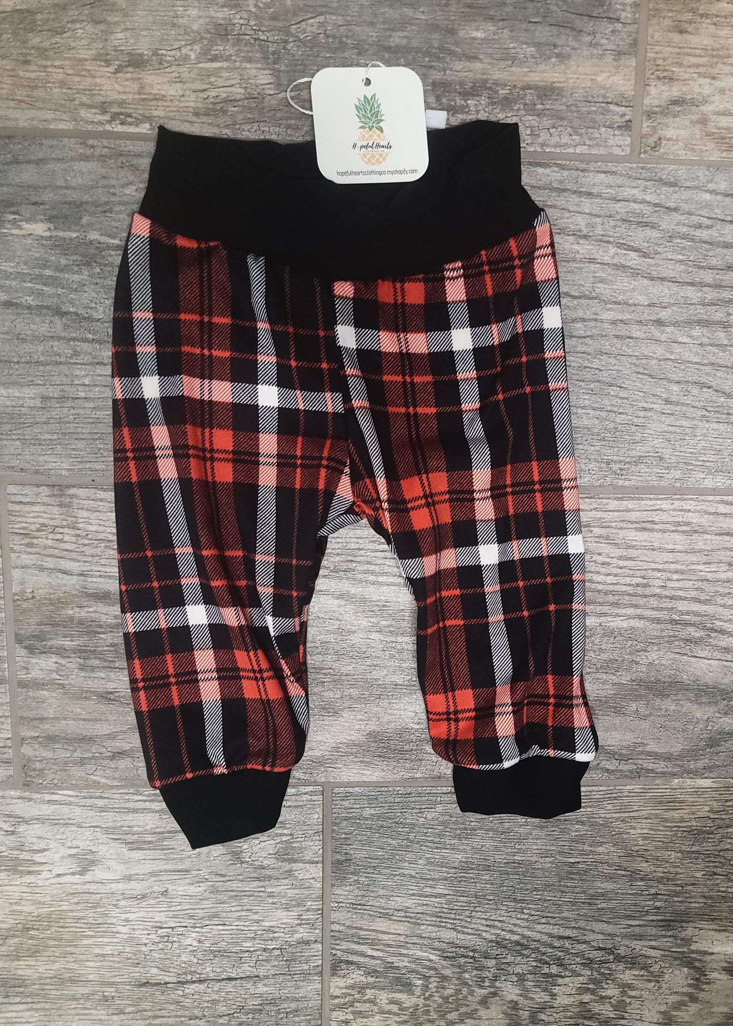 Plaid Joggers