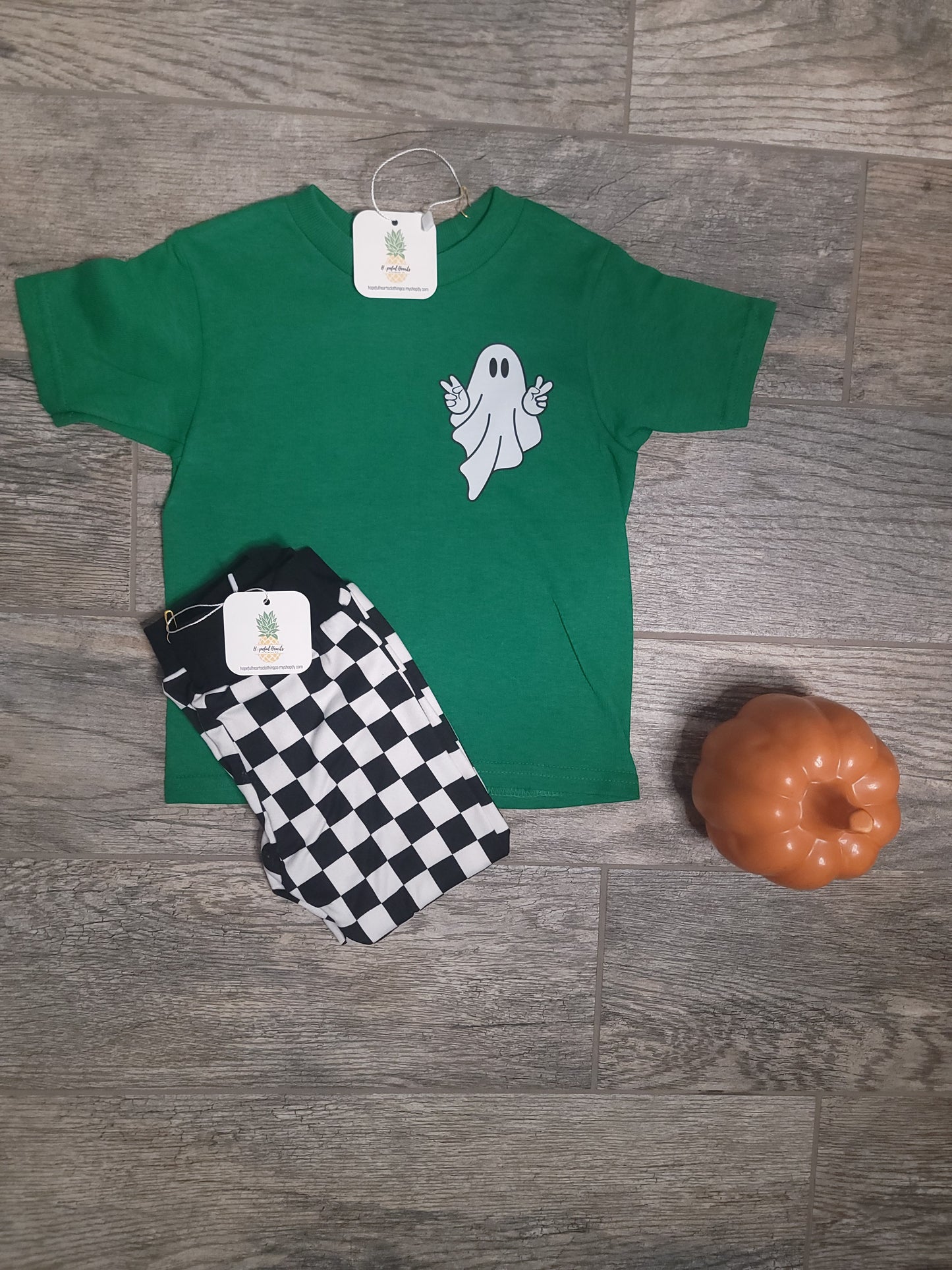 Ghostie Tee – Toddler Halloween Shirt, Cute Pocket Ghost Graphic Tee, Delta Pro Weight Cotton