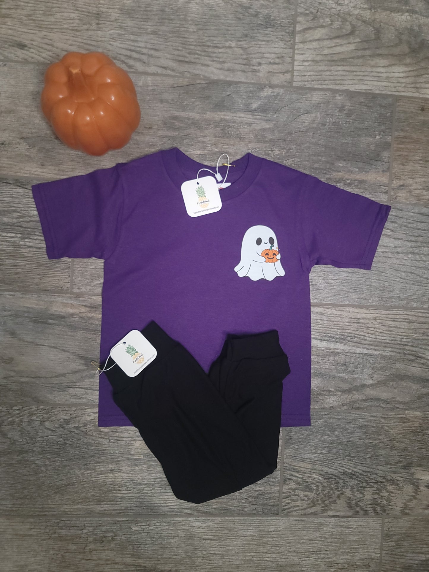 Ghostie Tee – Toddler Halloween Shirt, Cute Pocket Ghost Graphic Tee, Delta Pro Weight Cotton