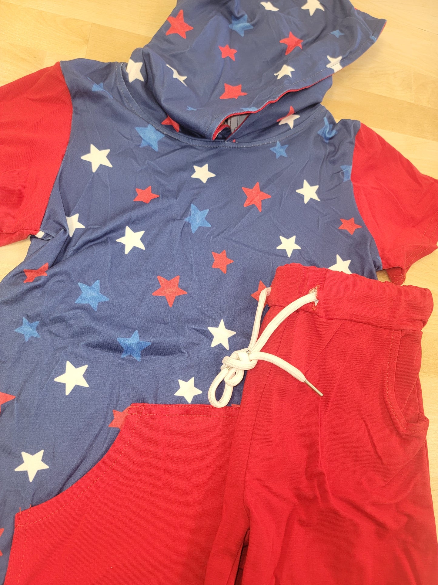 American Stars Shorts Set