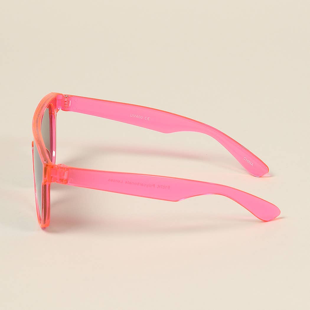 Kids Square Frame Sunglasses – Colorful UV400 Protection for Boys & Girls