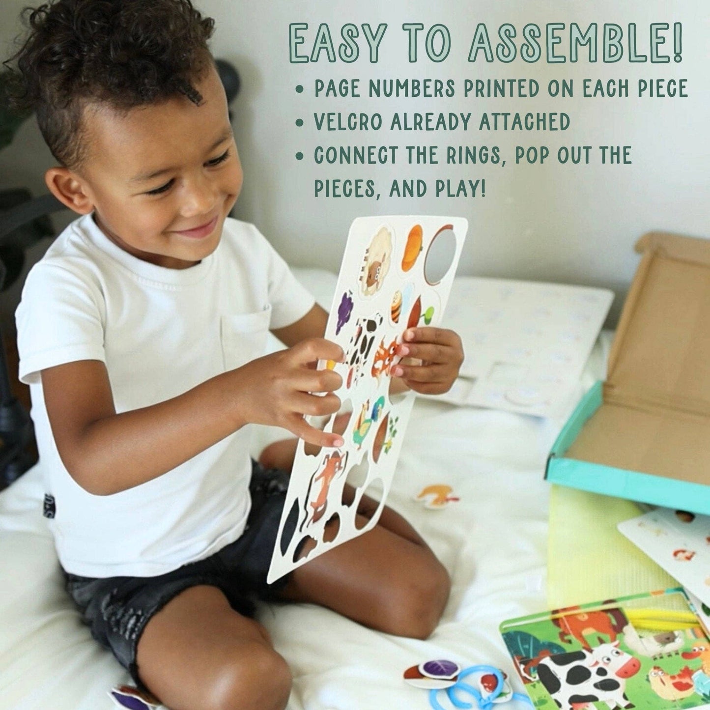 Farm Busy Book for Toddlers