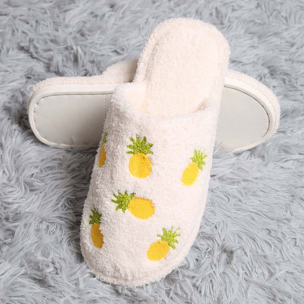 Luxury Soft Pineapple Slippers
