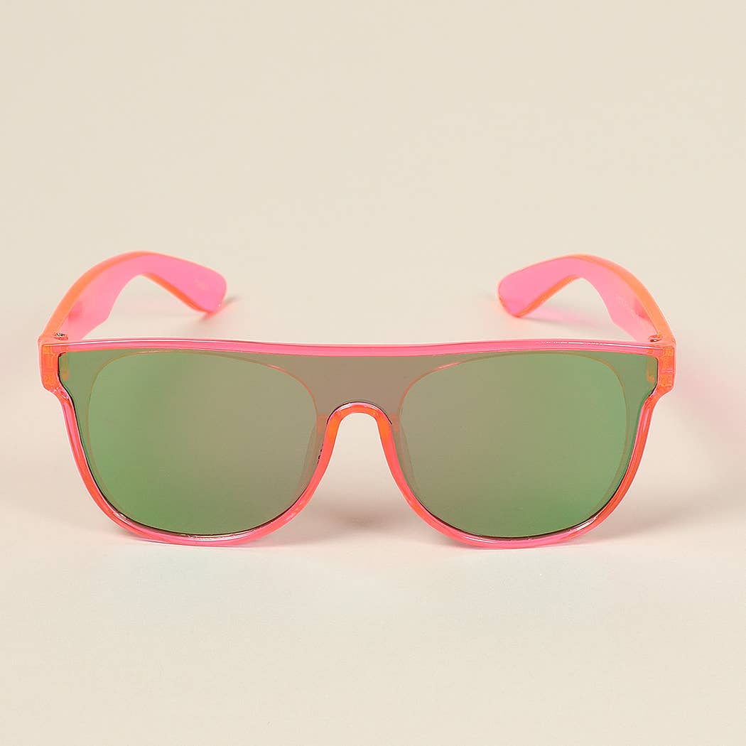Kids Square Frame Sunglasses – Colorful UV400 Protection for Boys & Girls