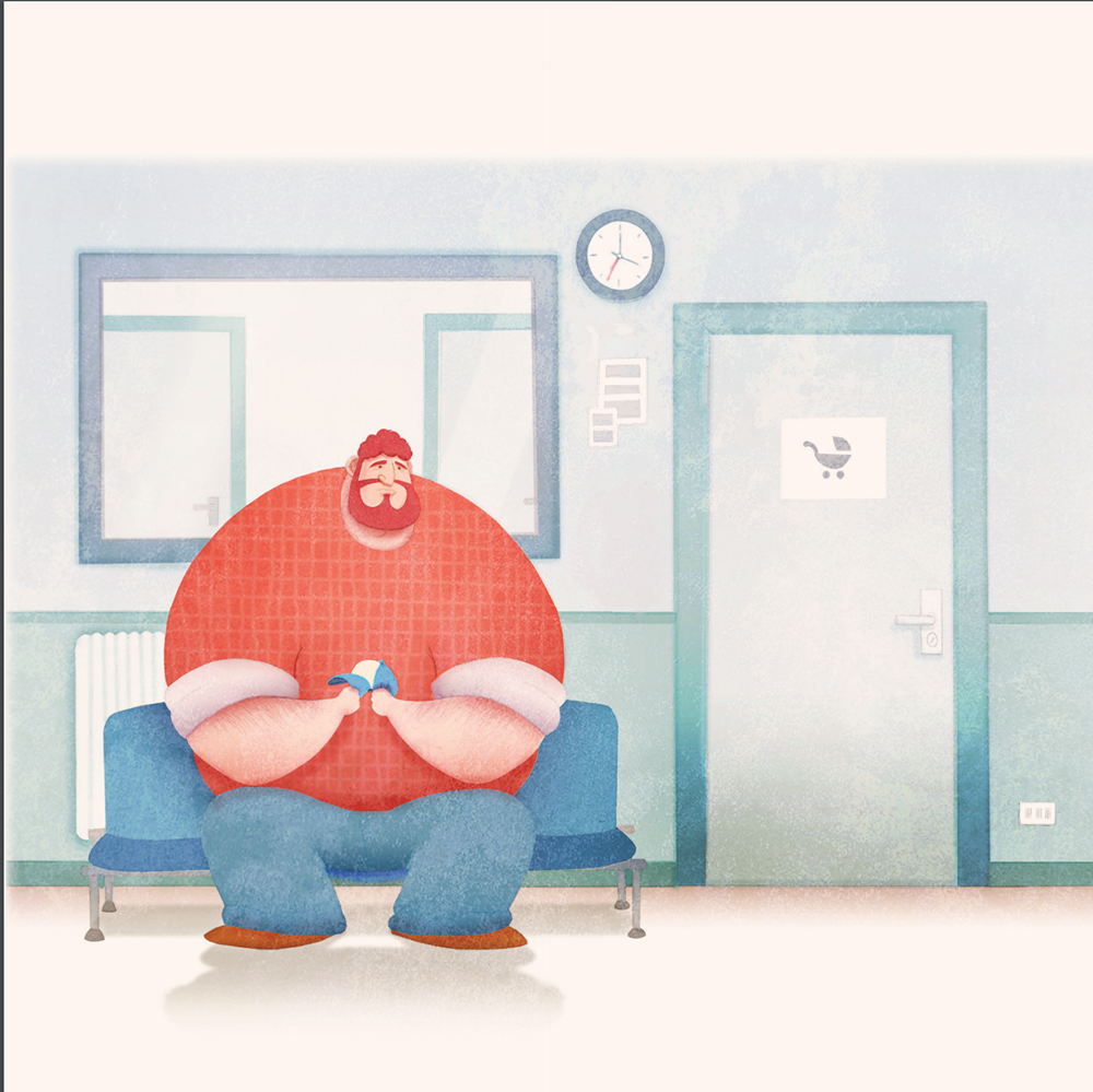 Soft and durable board book, Made for Me, tender moments with dad for young children