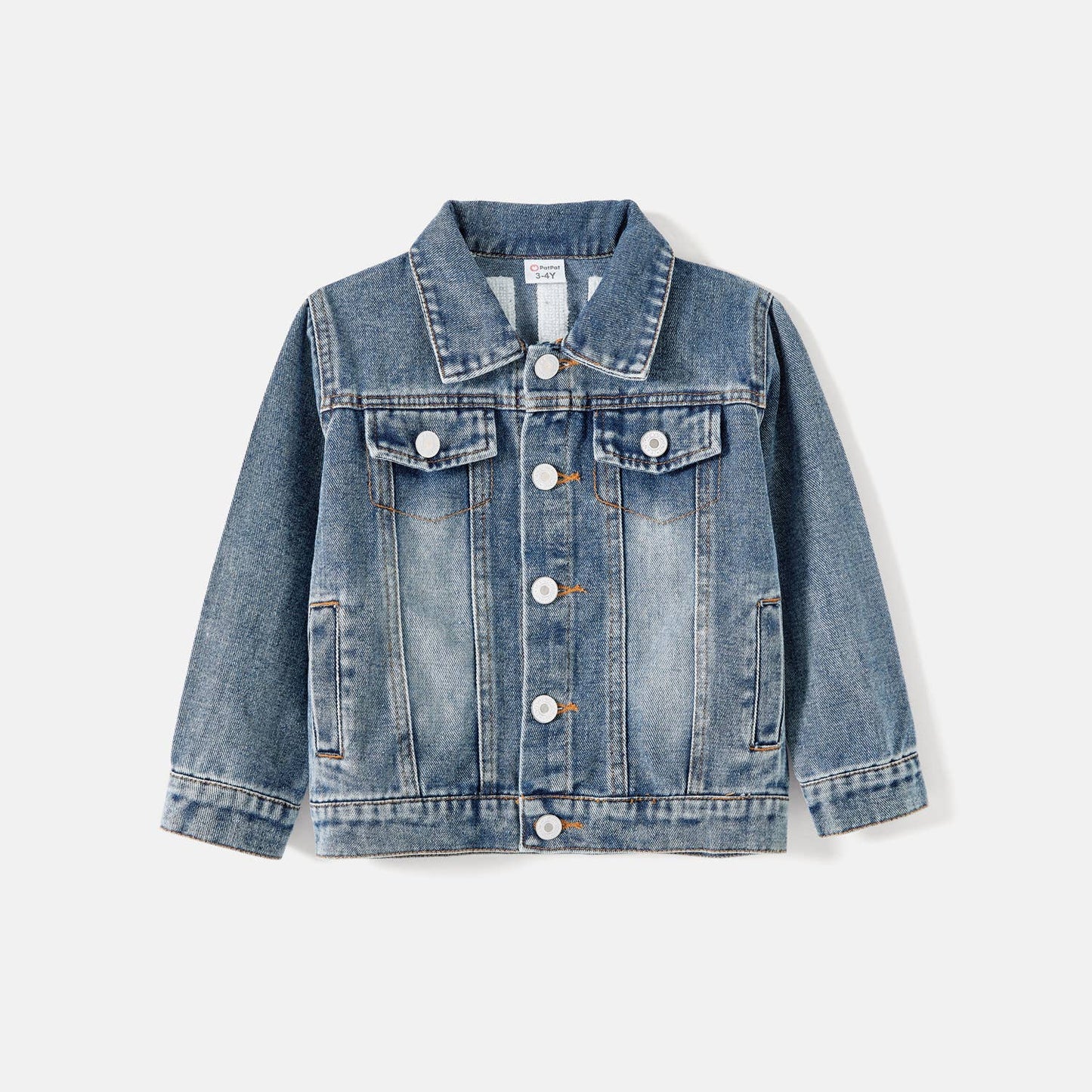 Light Blue Lapel Distressed Denim Jacket – Matching Mama & Mini Outfits