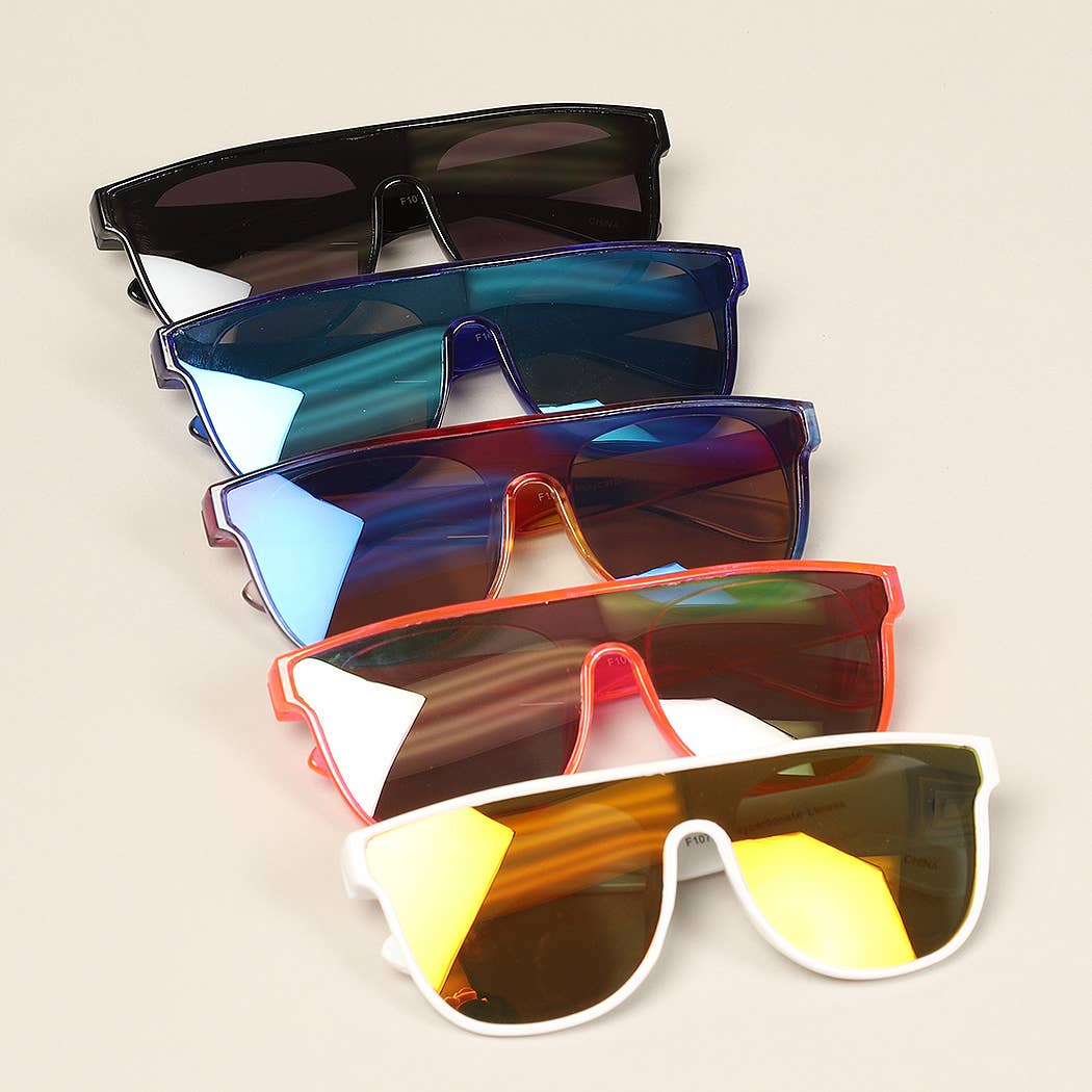 Kids Square Frame Sunglasses – Colorful UV400 Protection for Boys & Girls