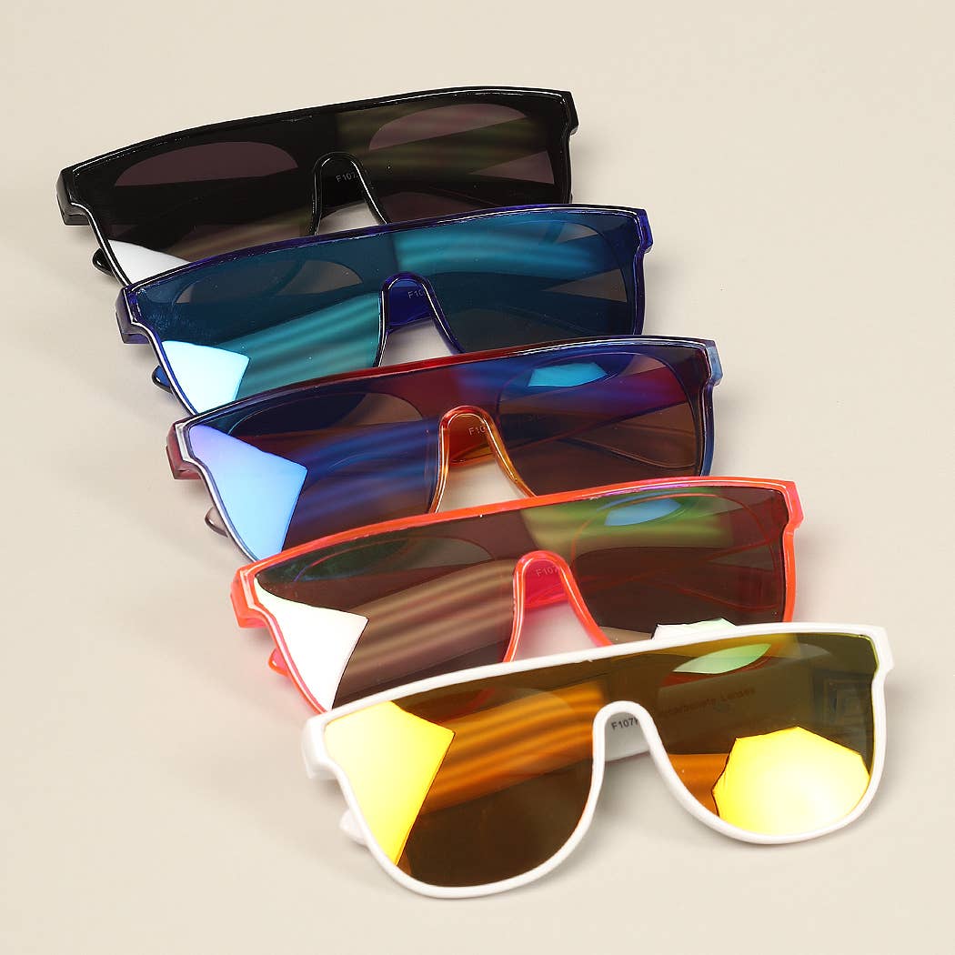 Kids Square Frame Sunglasses – Colorful UV400 Protection for Boys & Girls