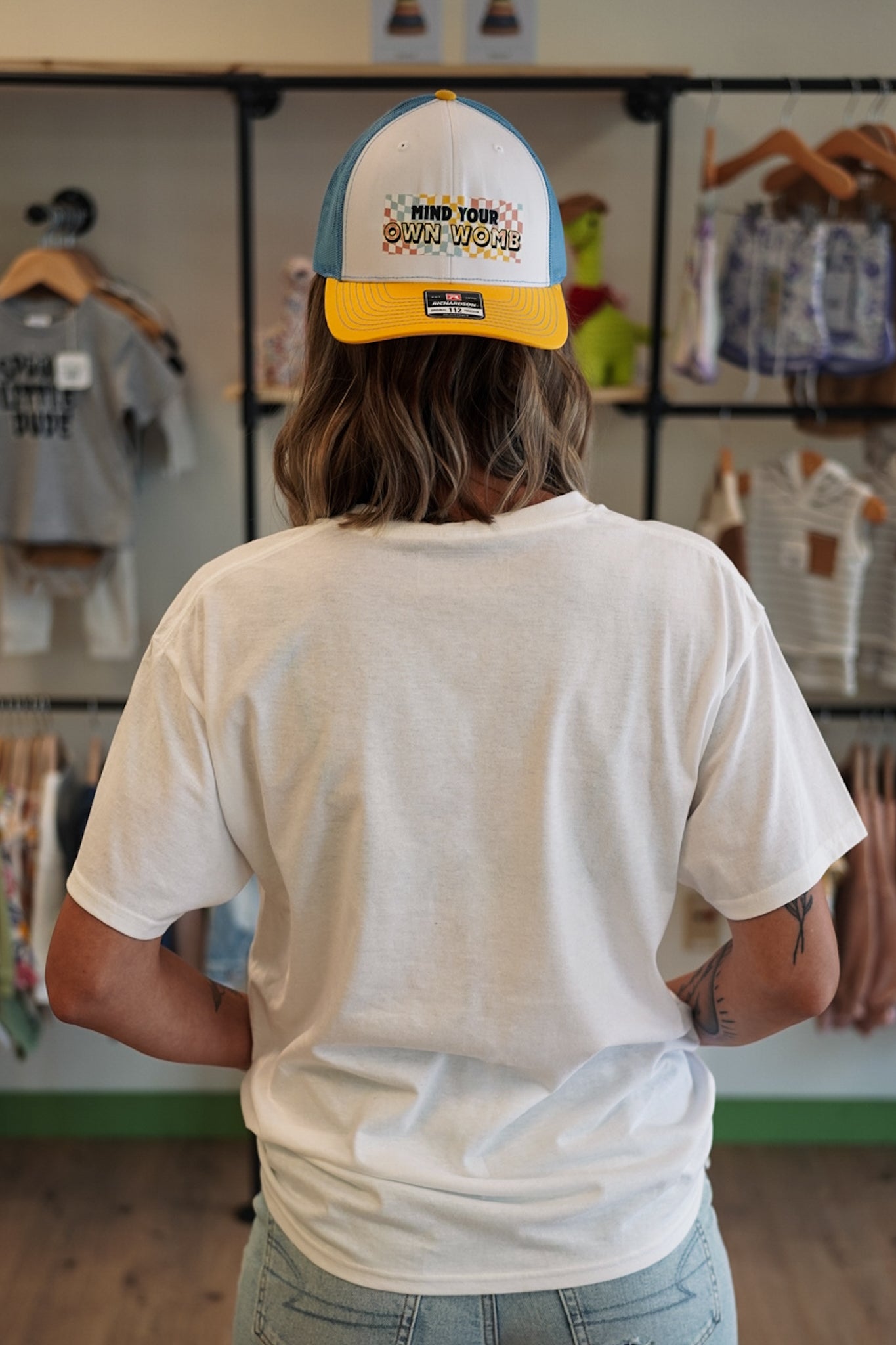 Mind Your Own Womb Trucker Hat – Infertility Awareness Snapback