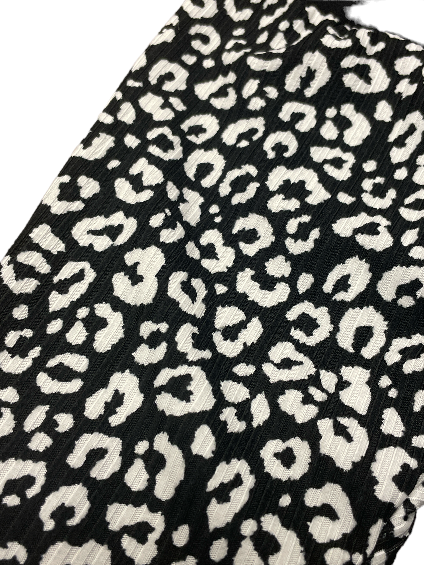 Infant ribbed jogger pants with cheetah animal print, stylish and comfortable baby bottoms