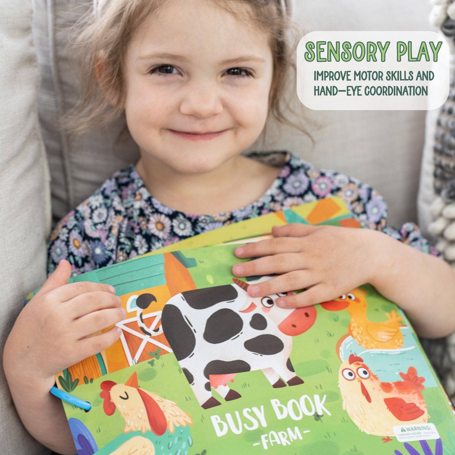 Farm Busy Book for Toddlers
