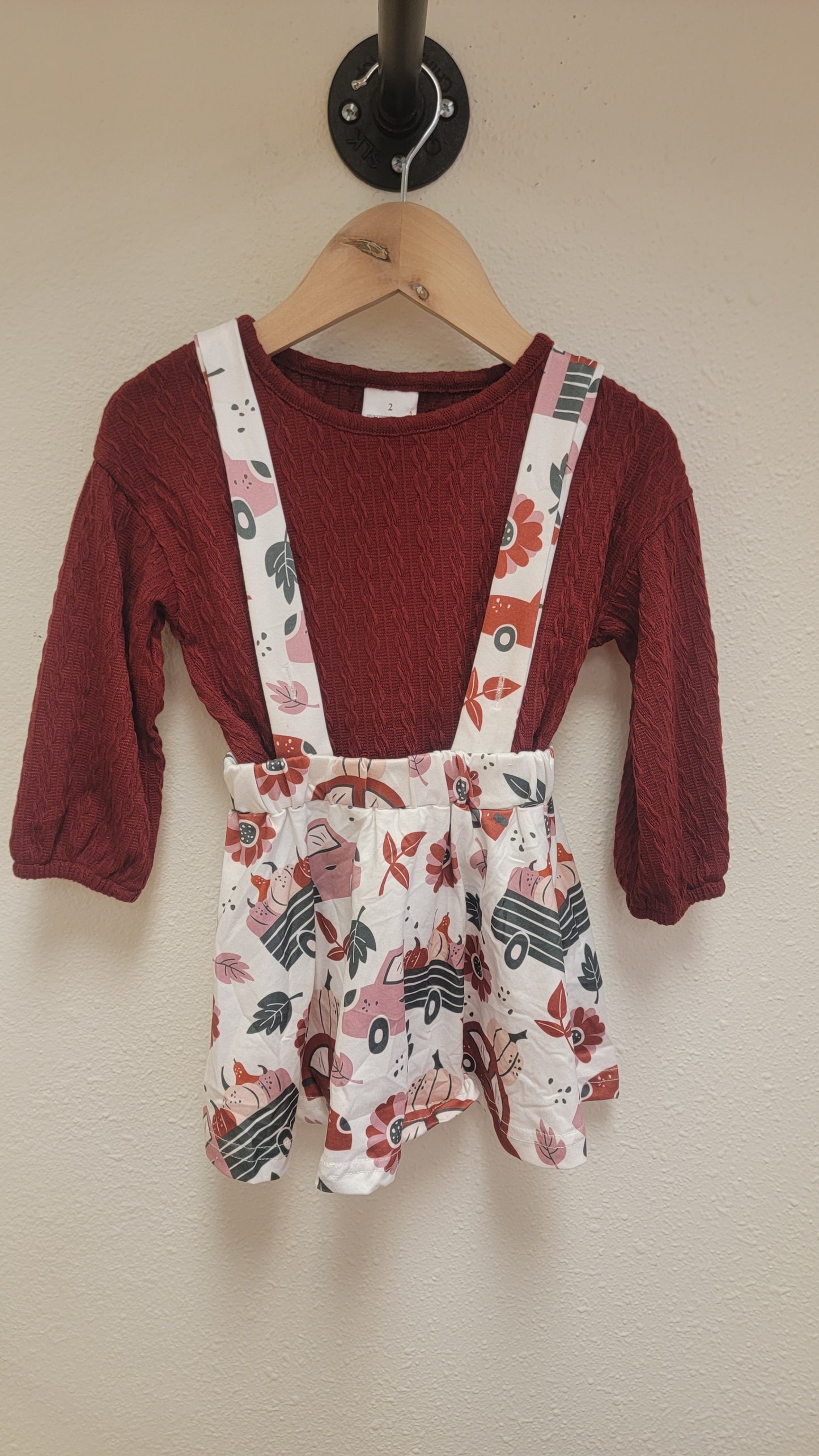 Scarlet Pumpkin Skirt Set