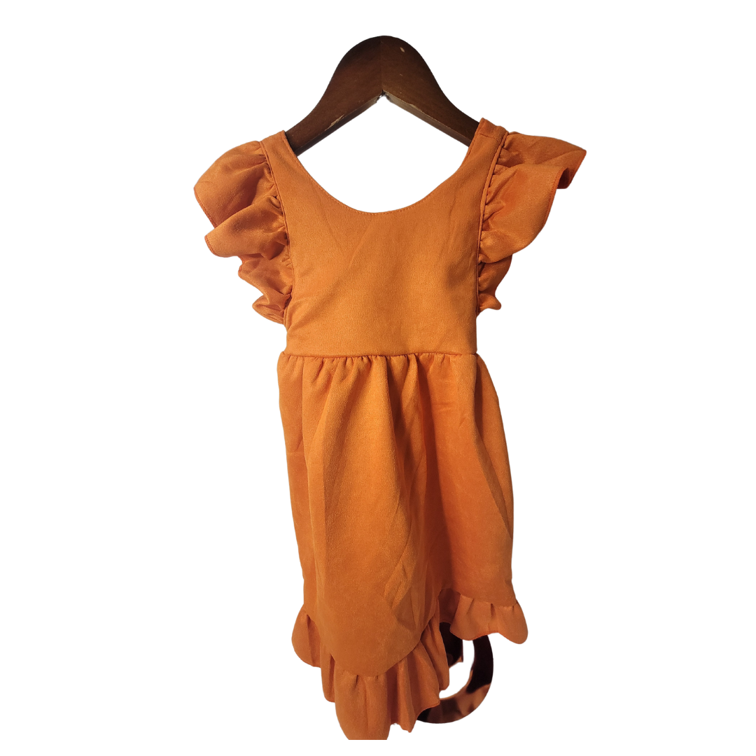 Marigold Suede Dress