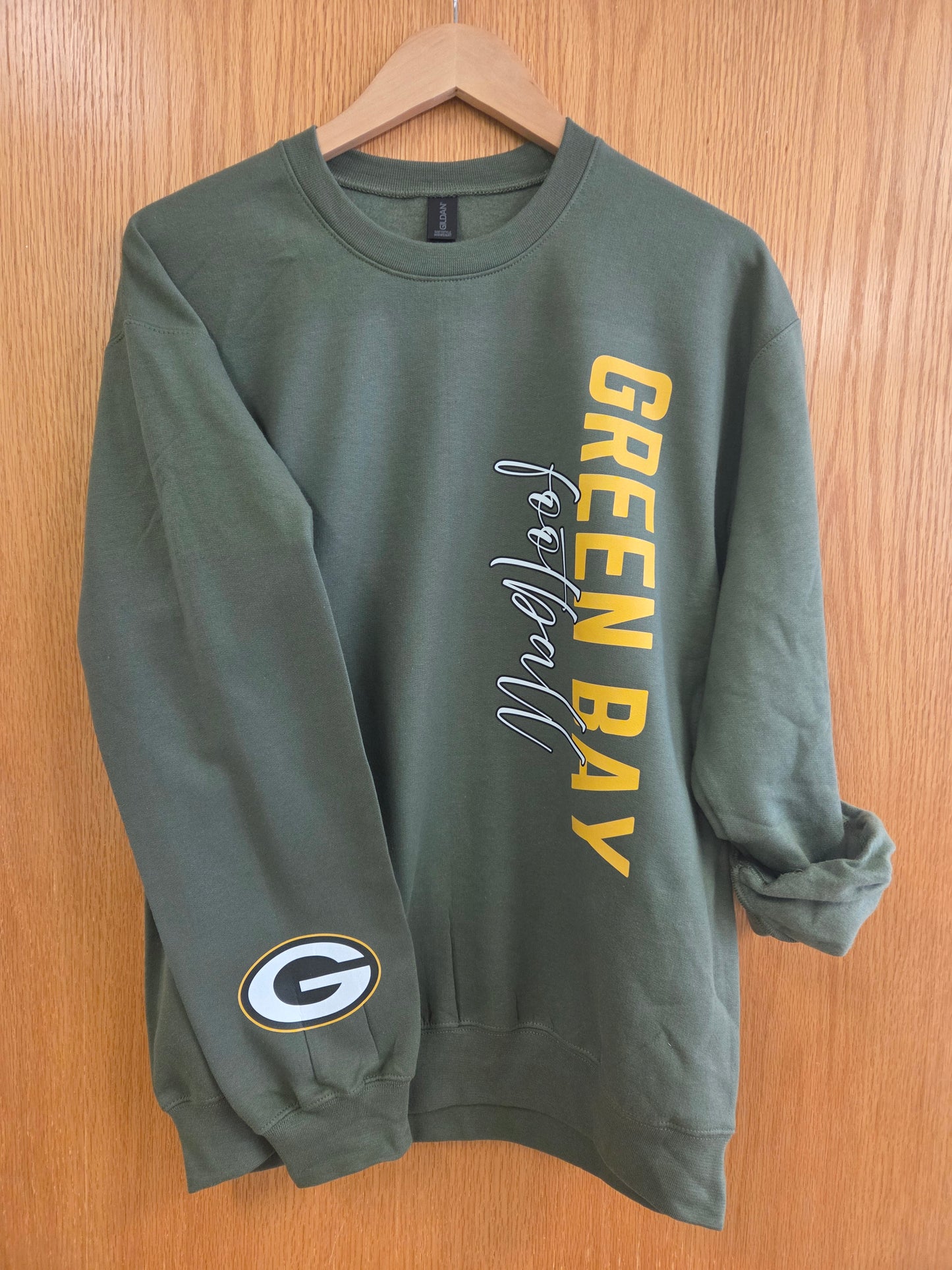 Green Bay Football Crewneck Sweatshirt – Game Day Fall Apparel for Fans
