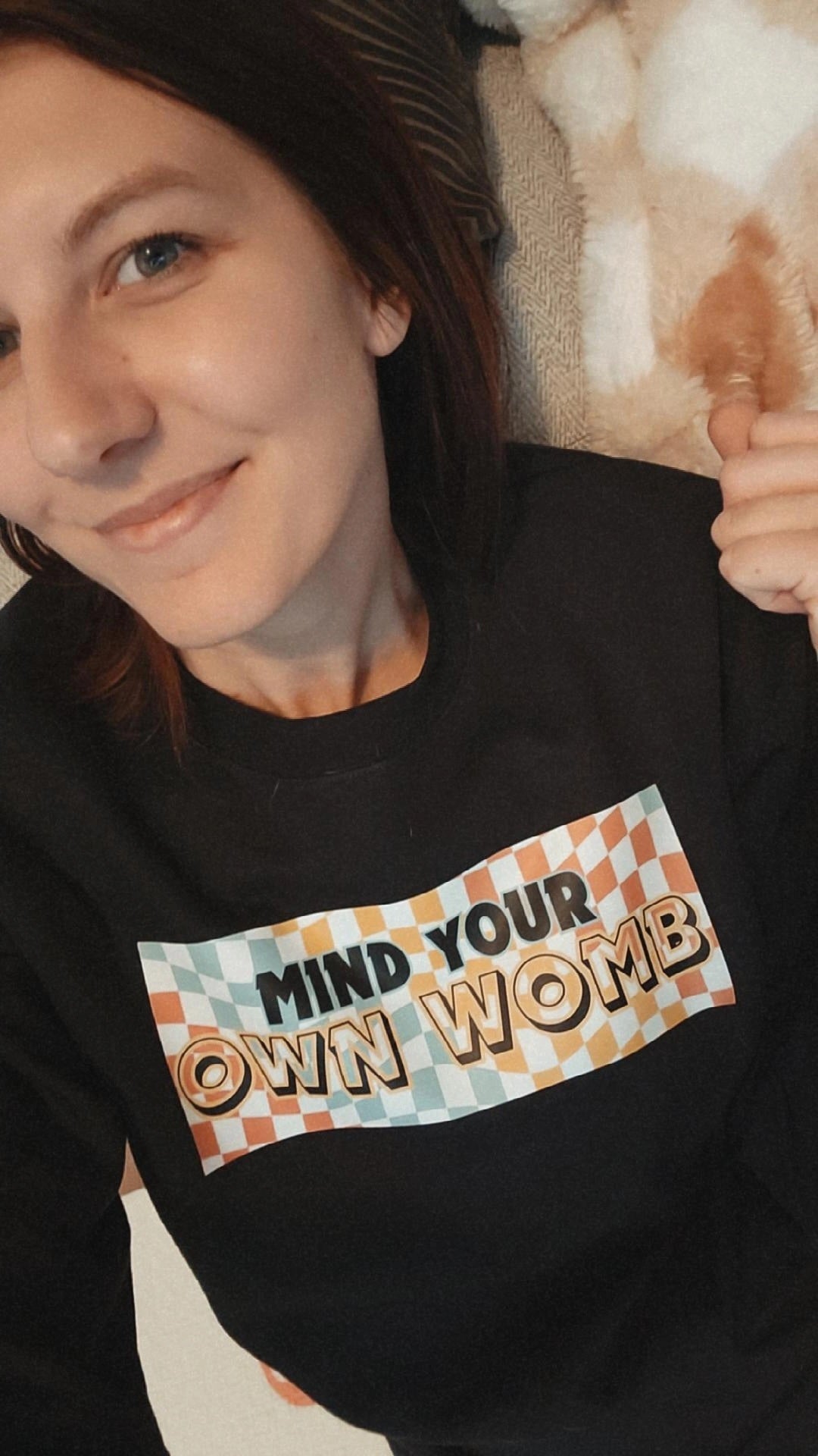 Mind Your Own Womb crewneck