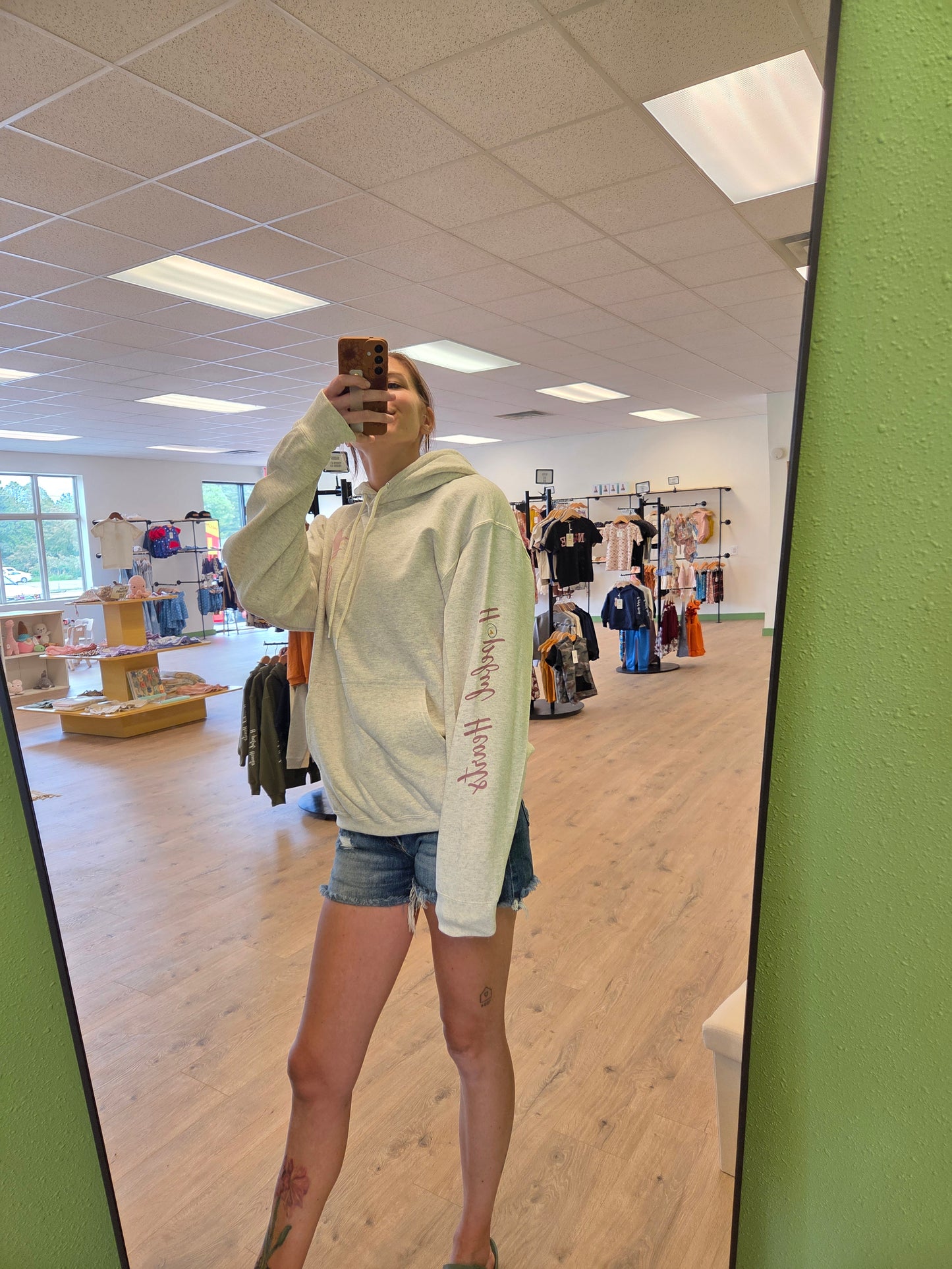 Hopeful Hearts Hoodie Oatmeal