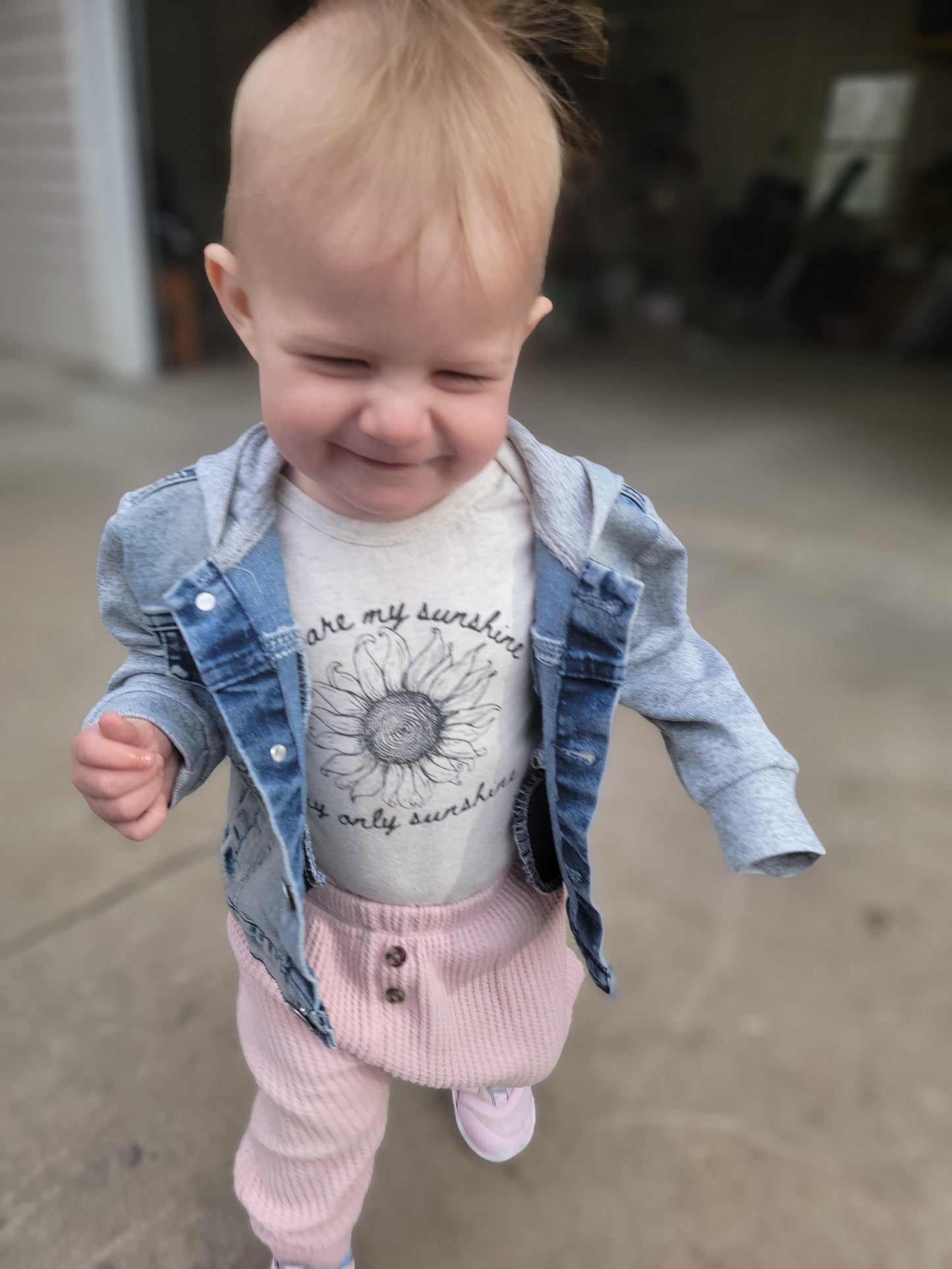 Toddler You Are My Sunshine Tee – Neutral Graphic T-Shirt for Kids