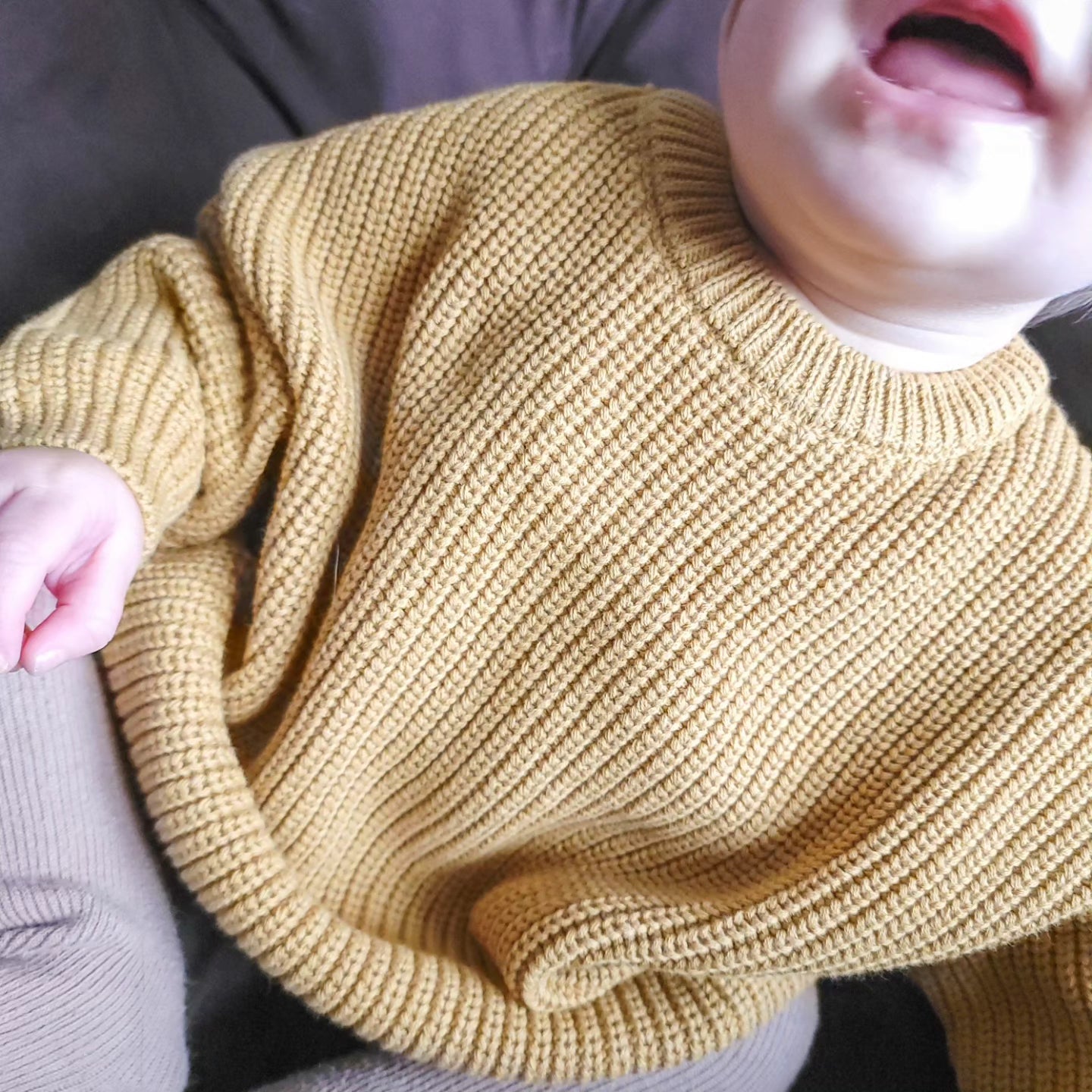Organic Cotton Cable Knit Baby & Toddler Sweater – Soft & Cozy