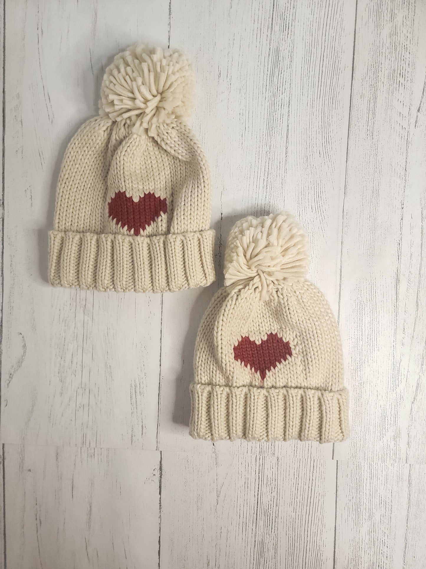 Heart Knit Beanie