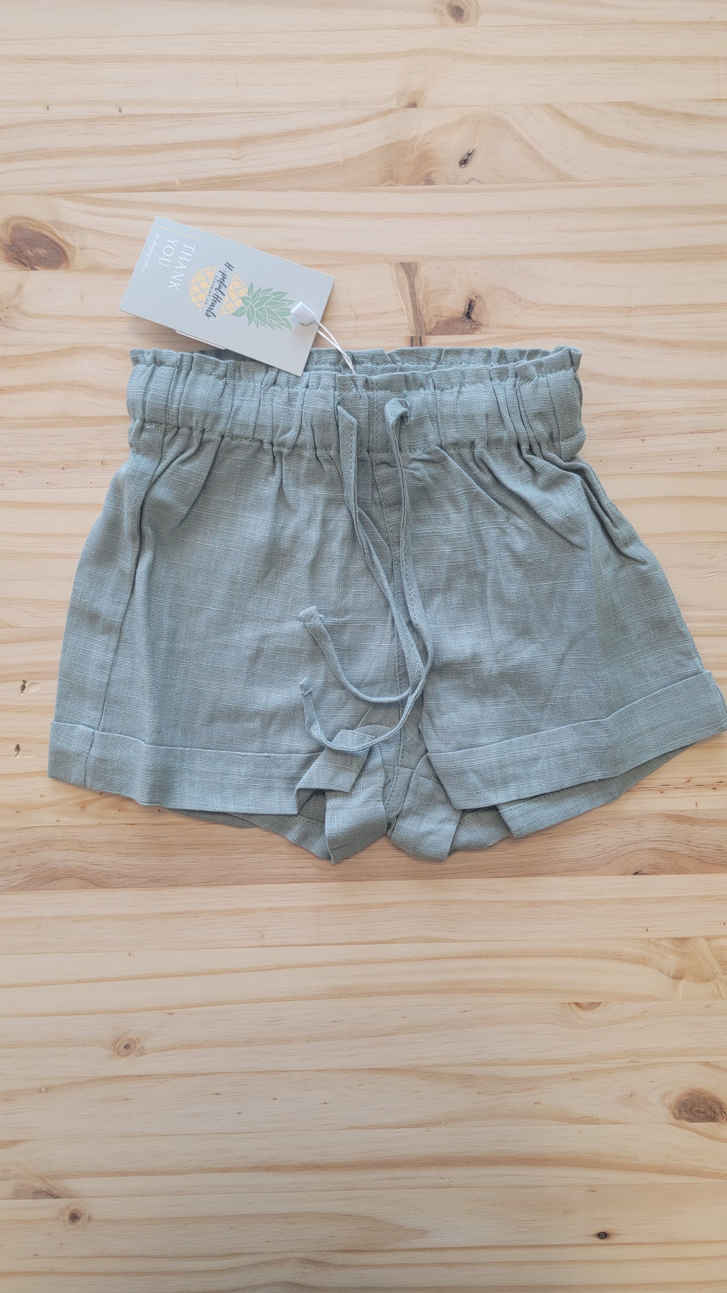 Girls linen shorts