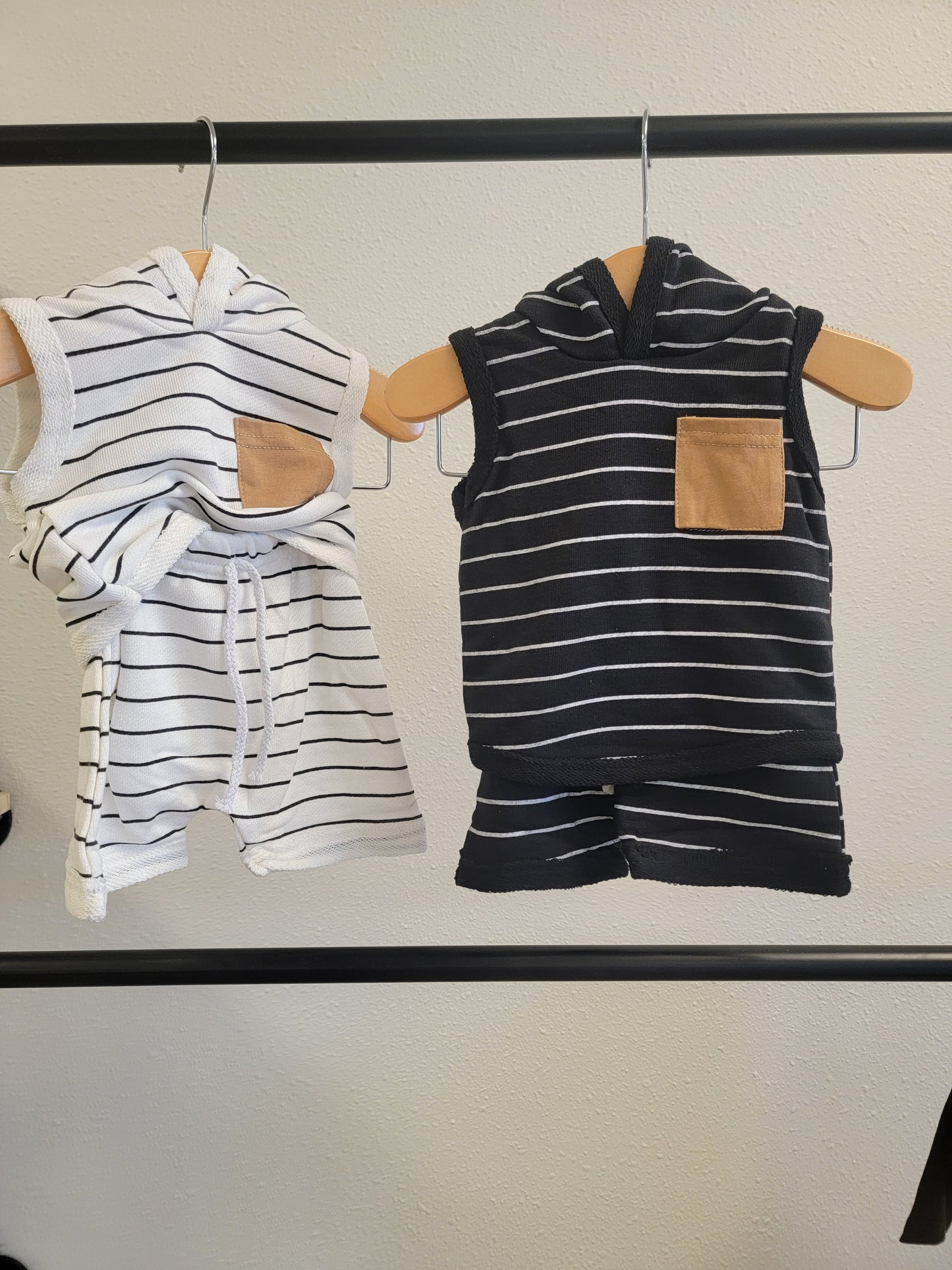 Unisex Hood Tank and Shorts Set