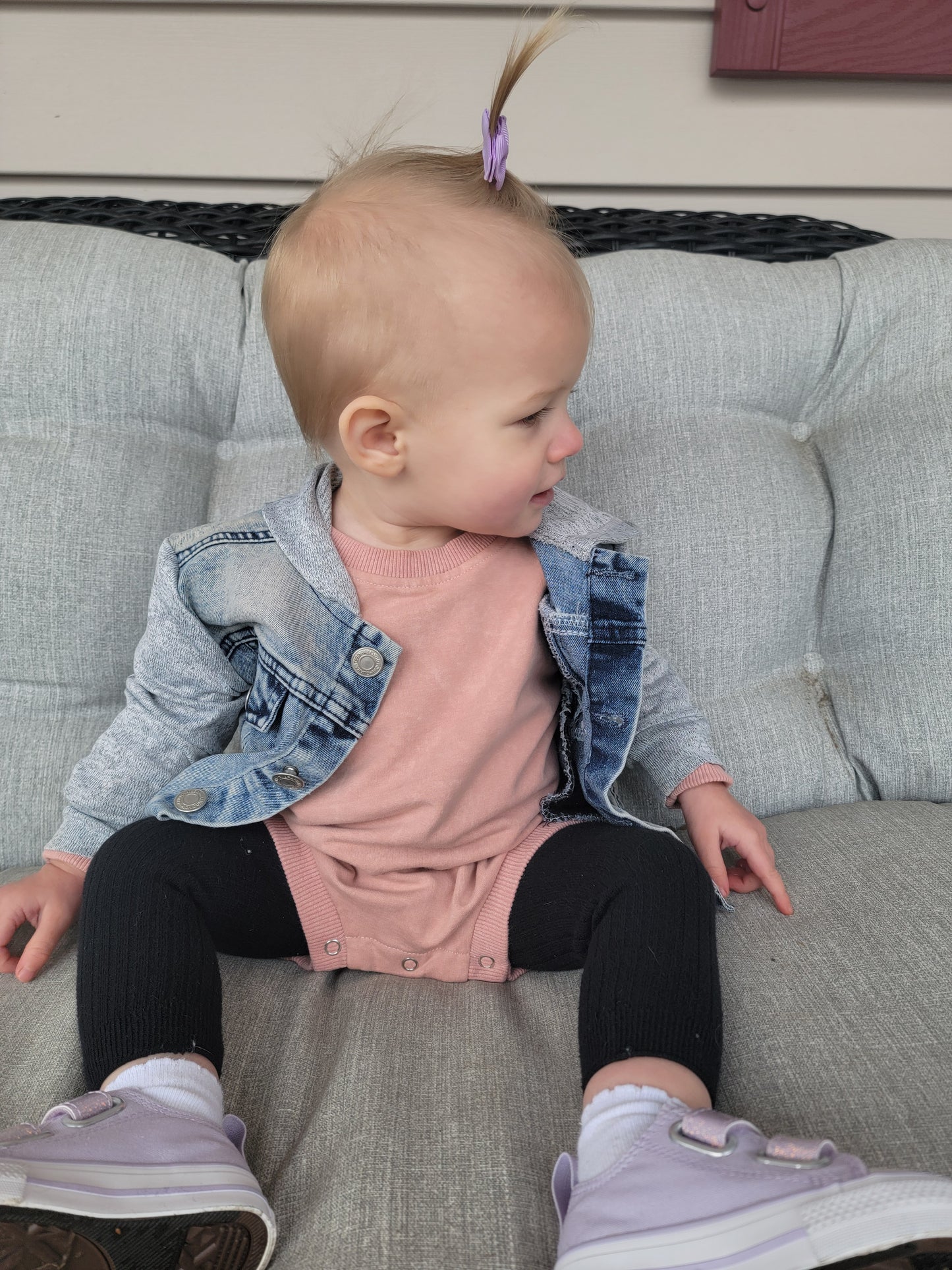 Acid Wash Bubble Romper – Soft French Terry Baby & Toddler Outfit