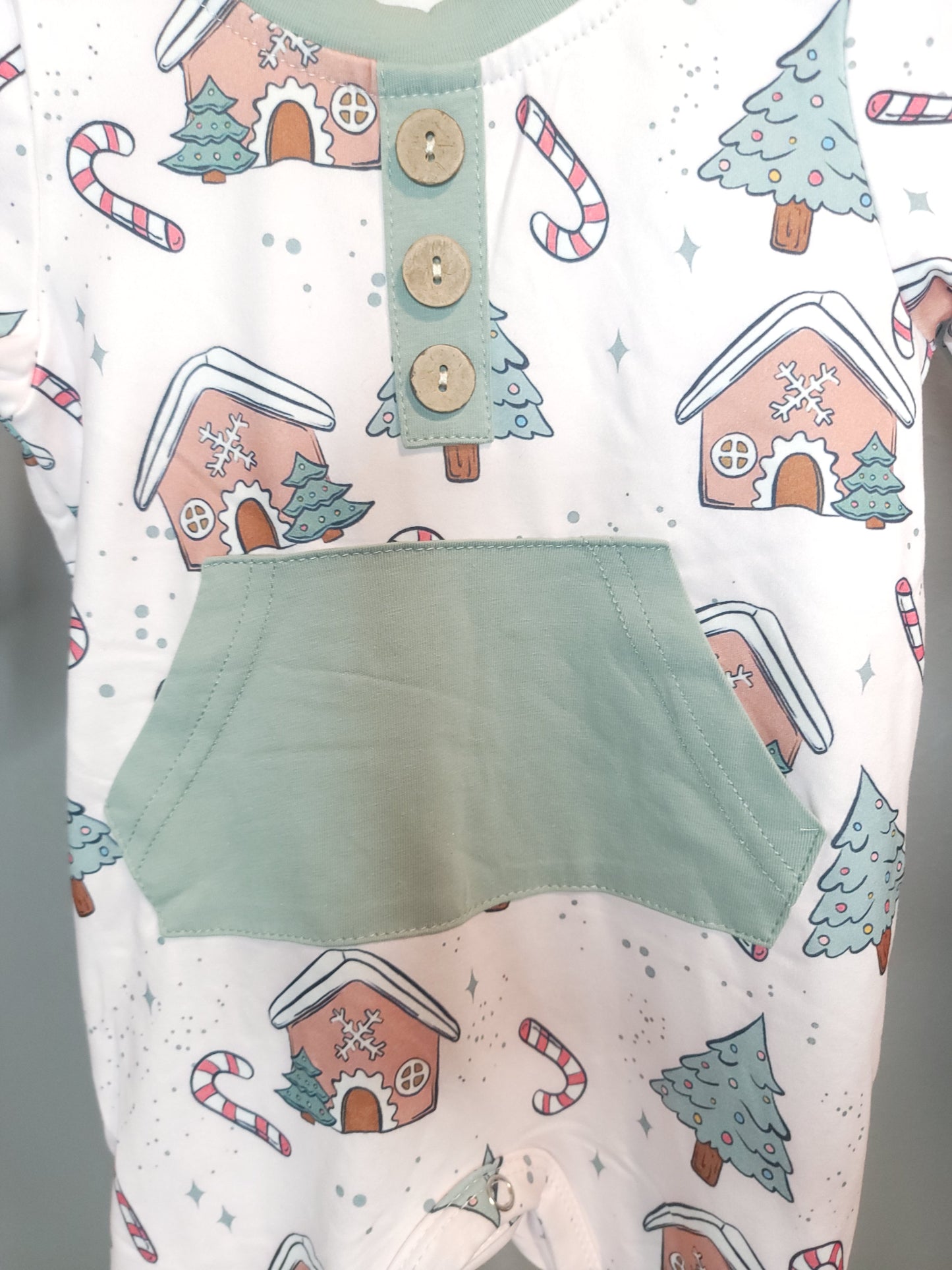 Christmas Village Pocket Romper