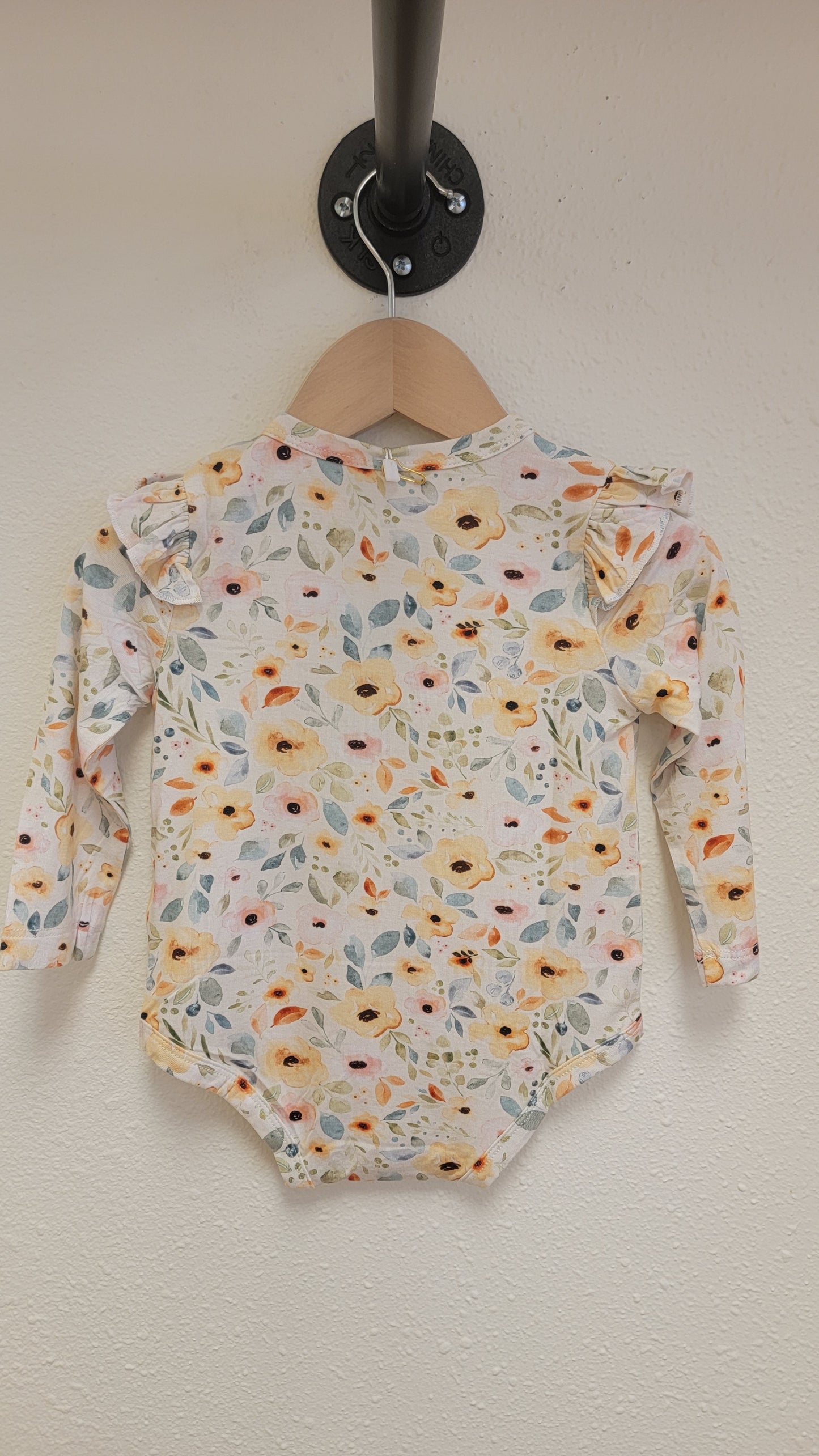 Spring Floral Bamboo Onesie