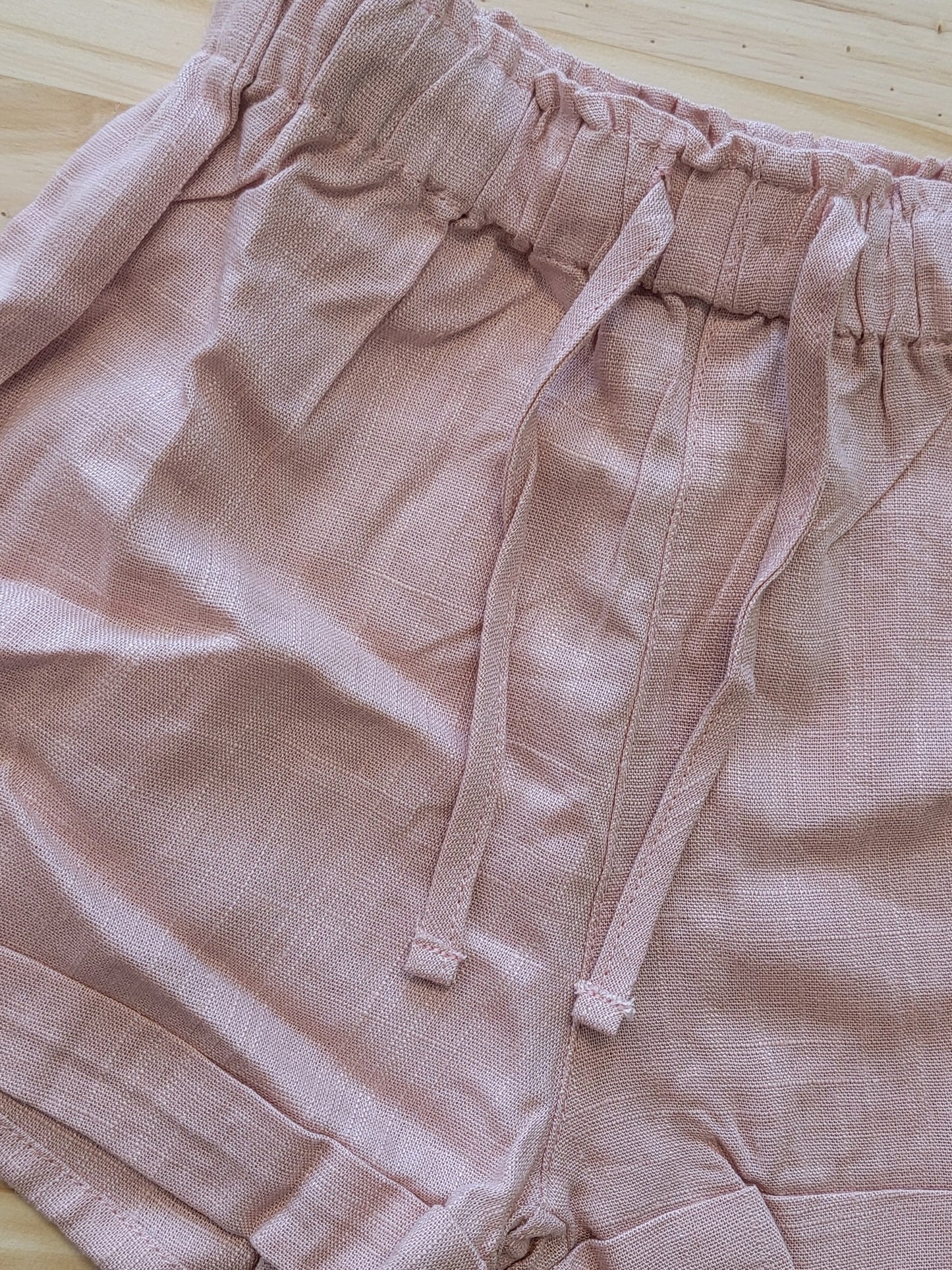 Girls linen shorts