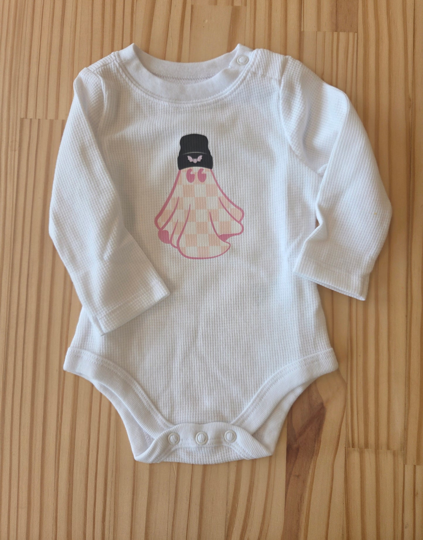 Long Sleeve Halloween Infant Onesie – Pumpkin or Ghost | Matching Family Crewnecks
