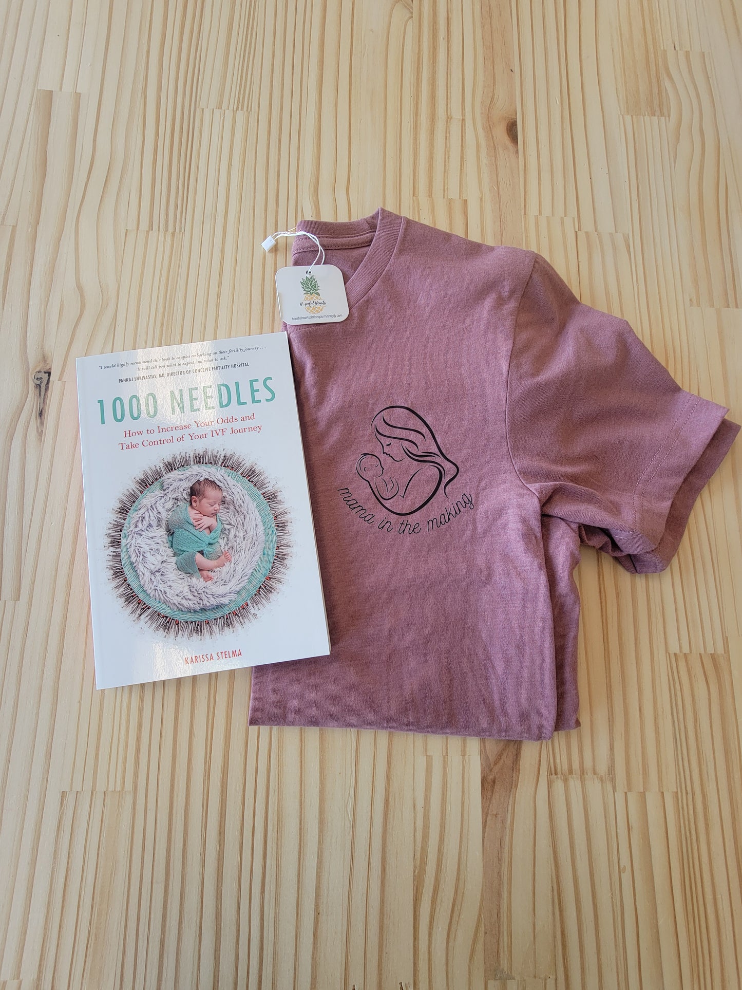 Mama in the Making Tee – Infertility Awareness Shirt in Heather Mauve