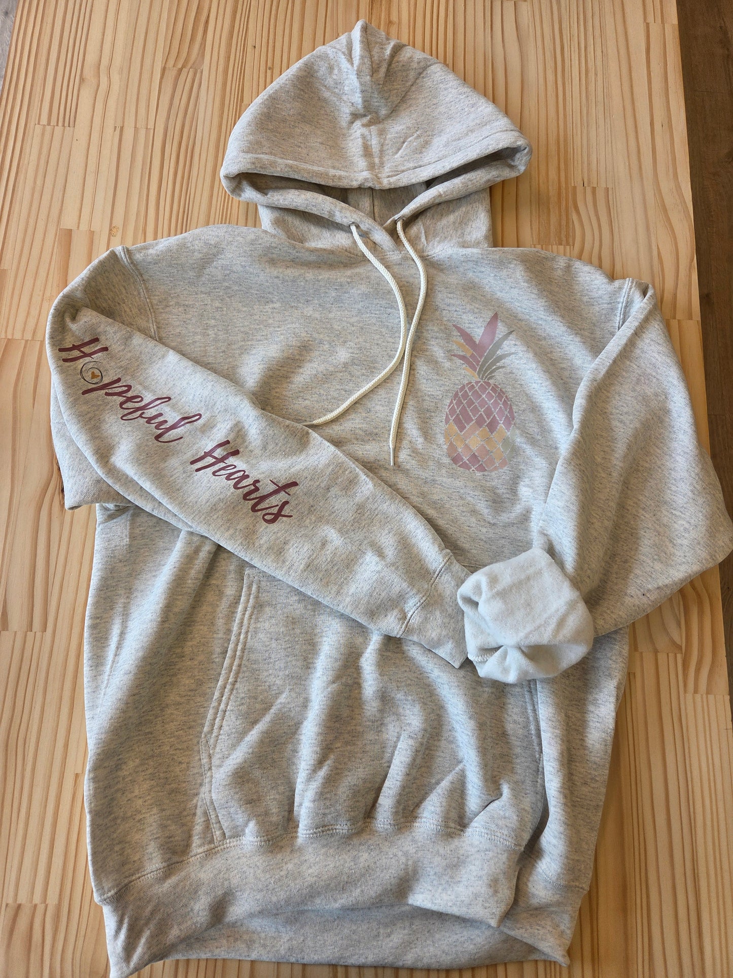 Hopeful Hearts Hoodie Oatmeal