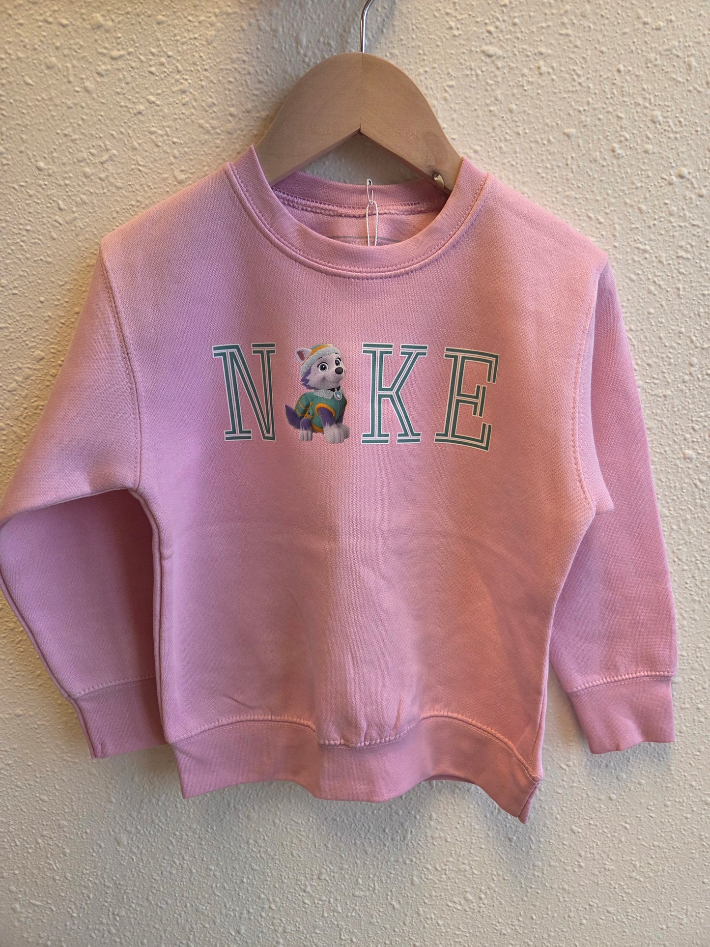 NKE Everest PAW Patrol Crewneck – Pink Toddler Sweatshirt | Girls Character Pullover | Hopeful Hearts Clothing Co.