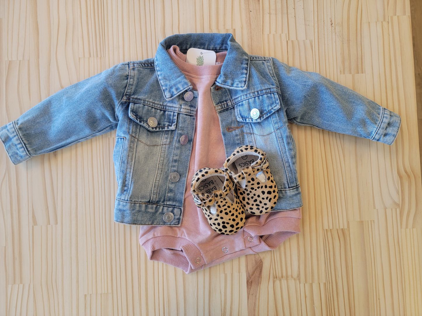 Acid Wash Bubble Romper
