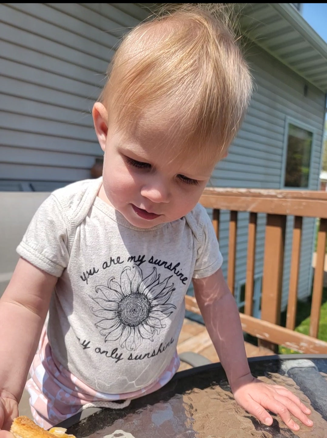 Toddler You Are My Sunshine Tee – Neutral Graphic T-Shirt for Kids