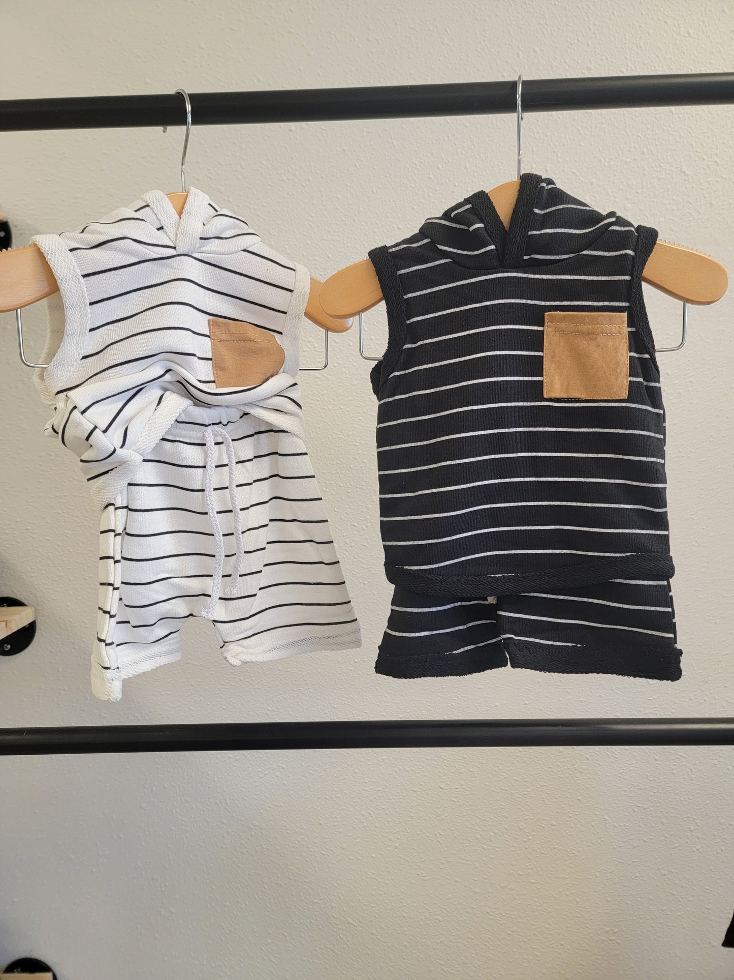 Unisex Hood Tank and Shorts Set