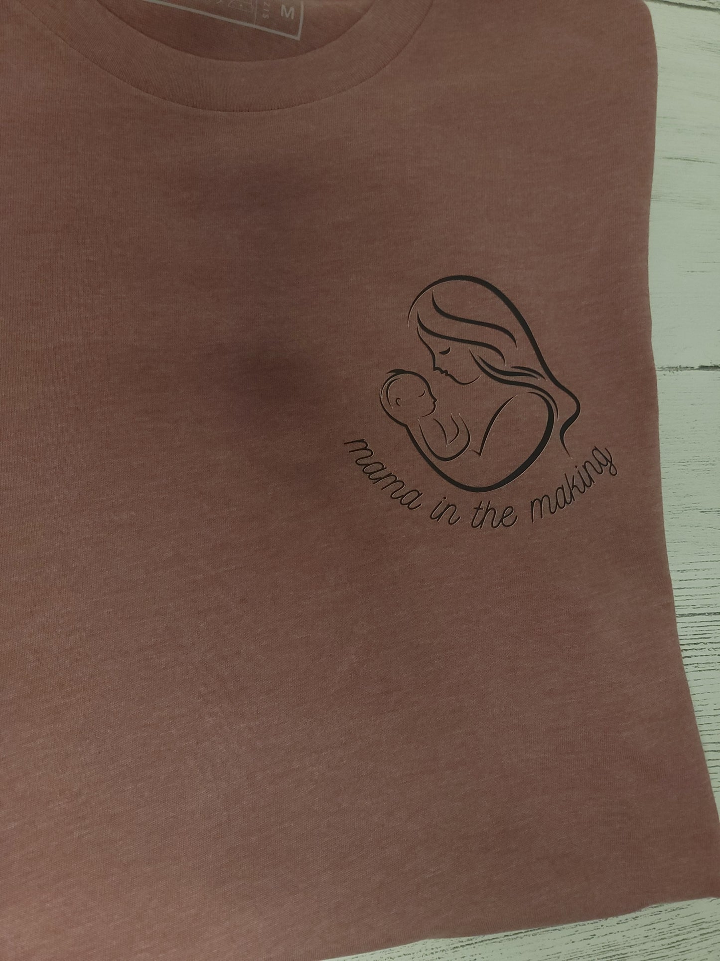 Mama in the Making Tee – Infertility Awareness Shirt in Heather Mauve