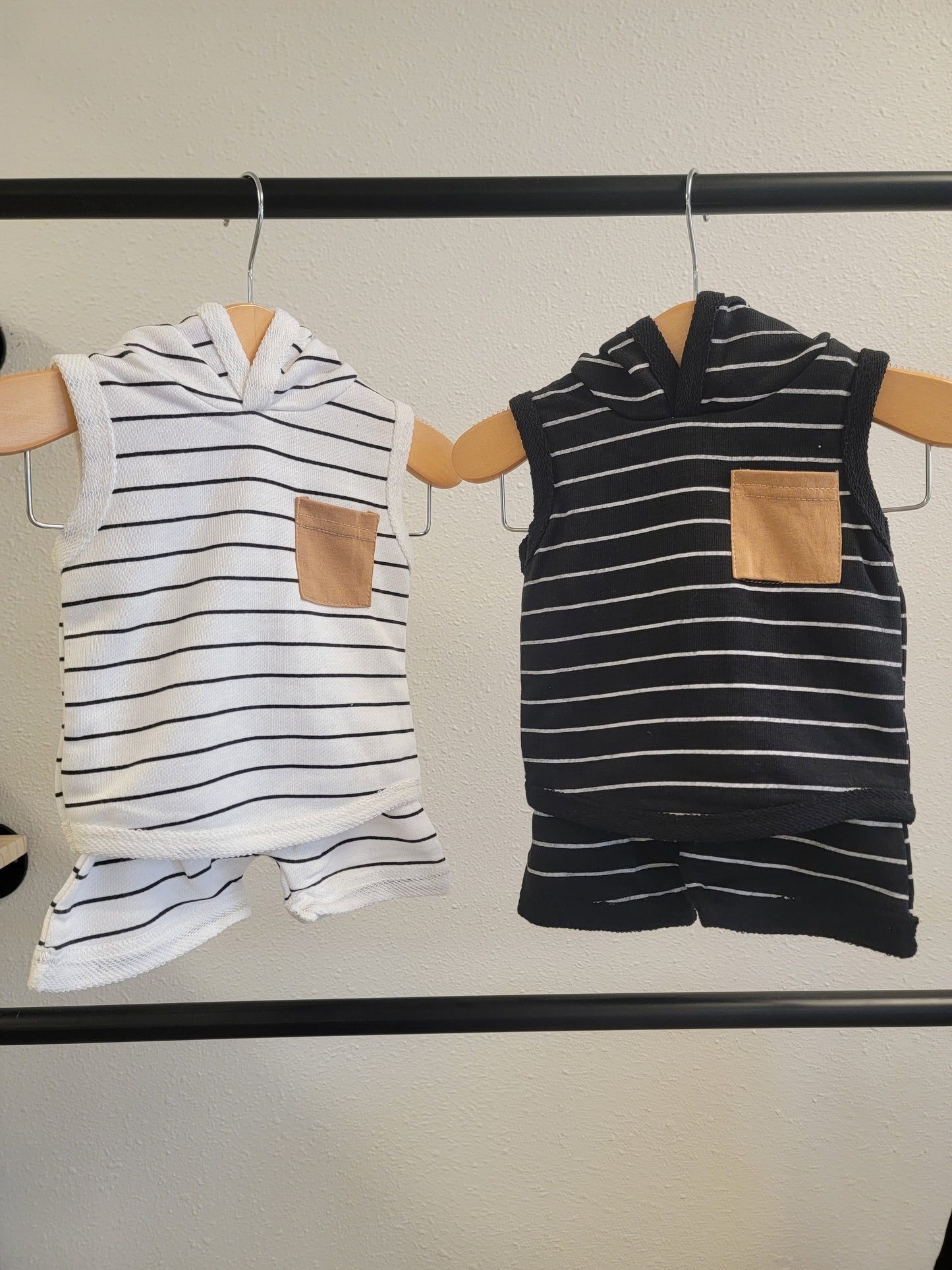 Unisex Hood Tank and Shorts Set