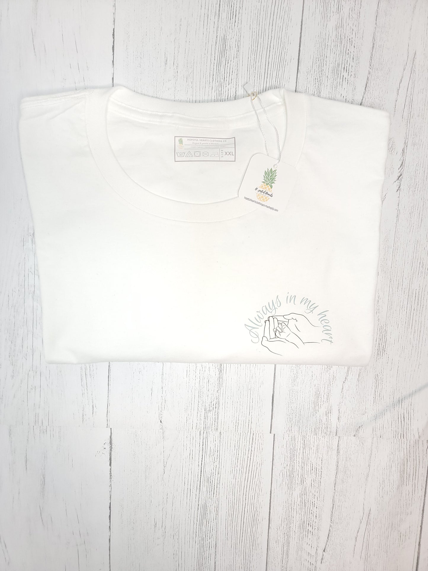 Always in My Heart Tee – Infant Loss & Pregnancy Remembrance Shirt
