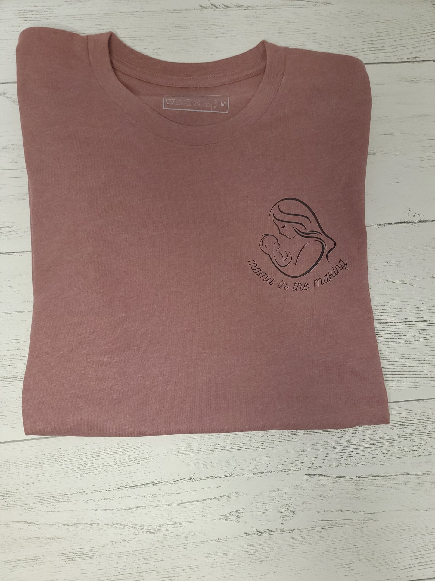 Mama in the Making Tee – Infertility Awareness Shirt in Heather Mauve